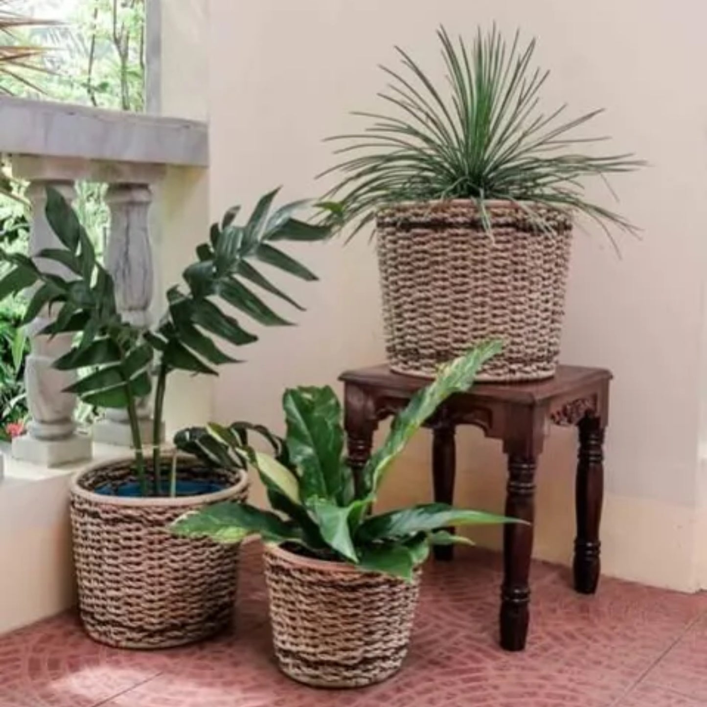 Ilokana Handicrafts Bien Buri Rattan Baskets