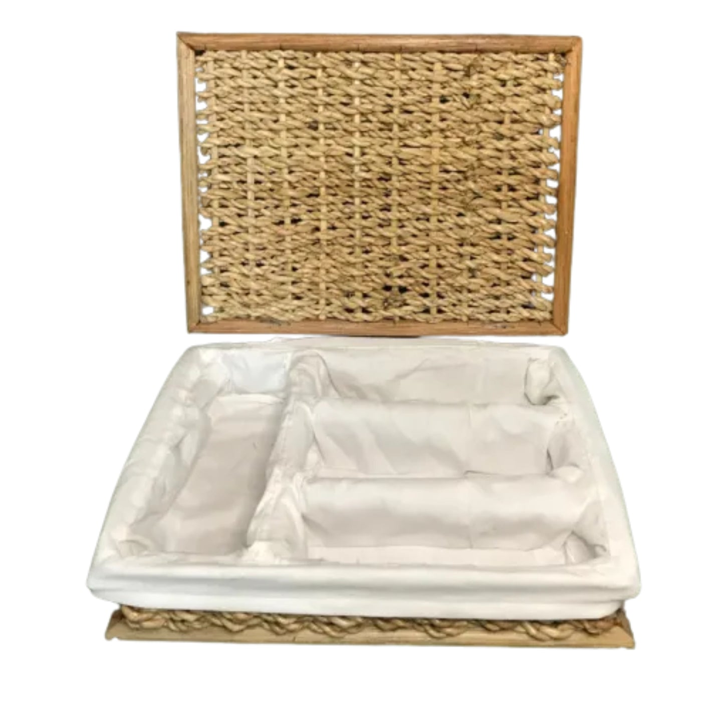 Ilokana Handicrafts Buri Utensils Cutlery Tray Organizer