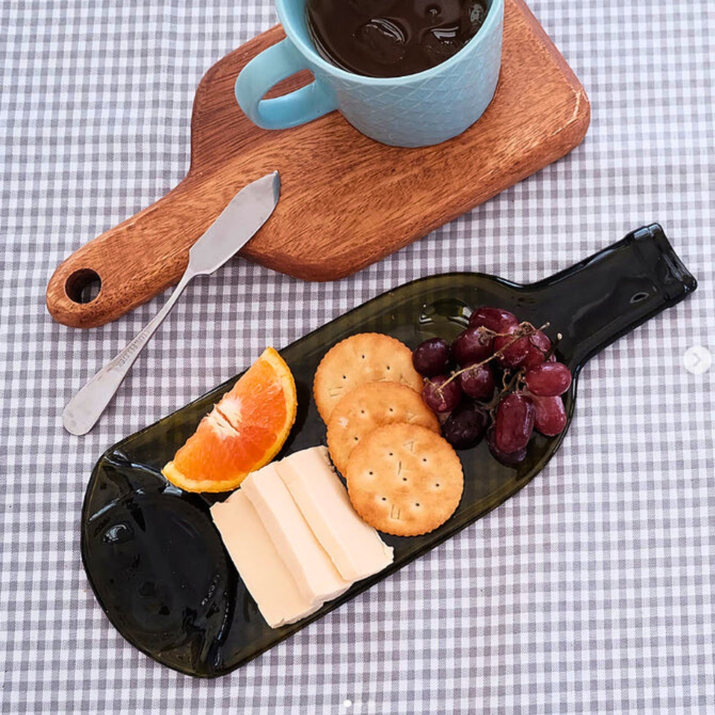 Cheese & Sushi Tray Melted Wine Bottle