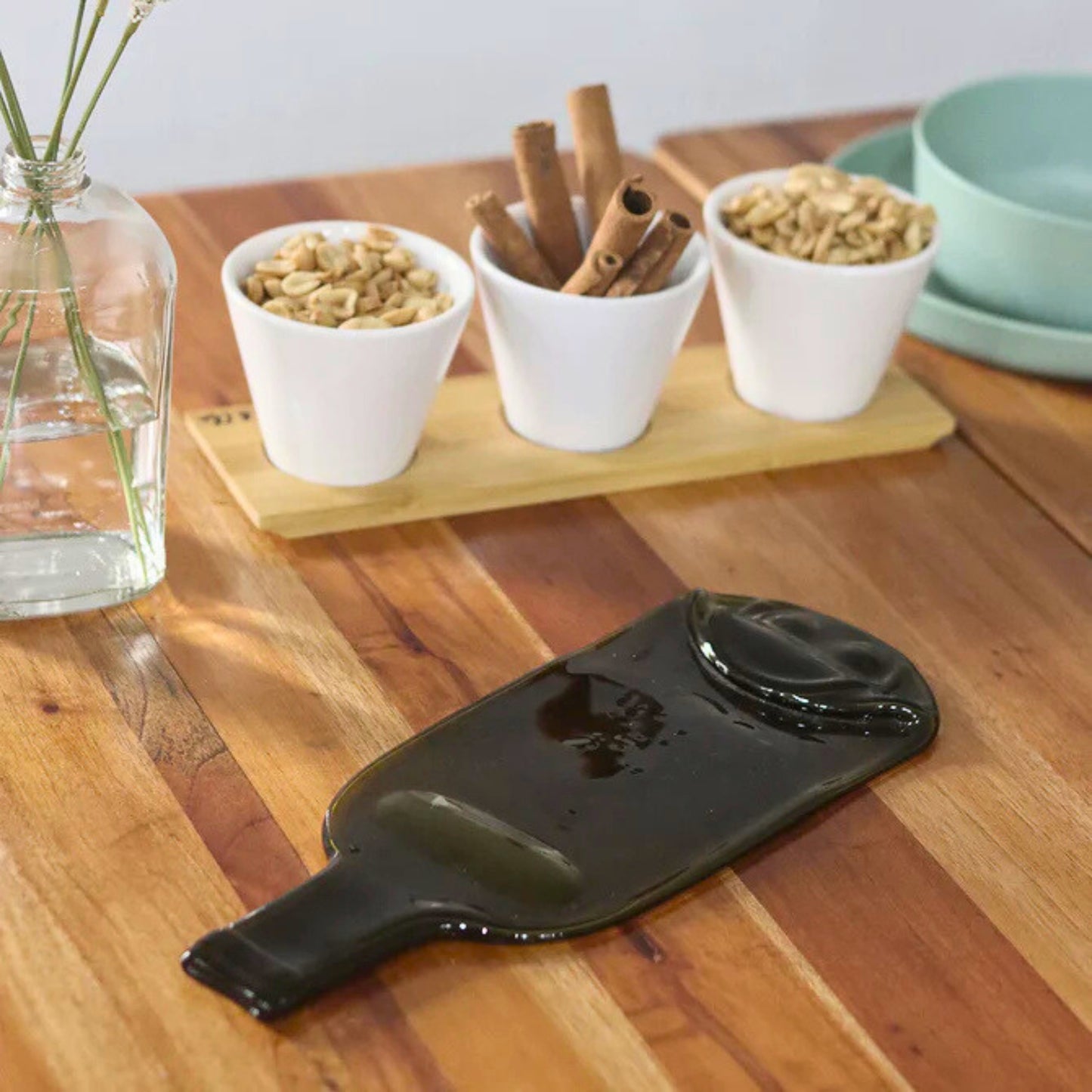 Cheese & Sushi Tray Melted Wine Bottle