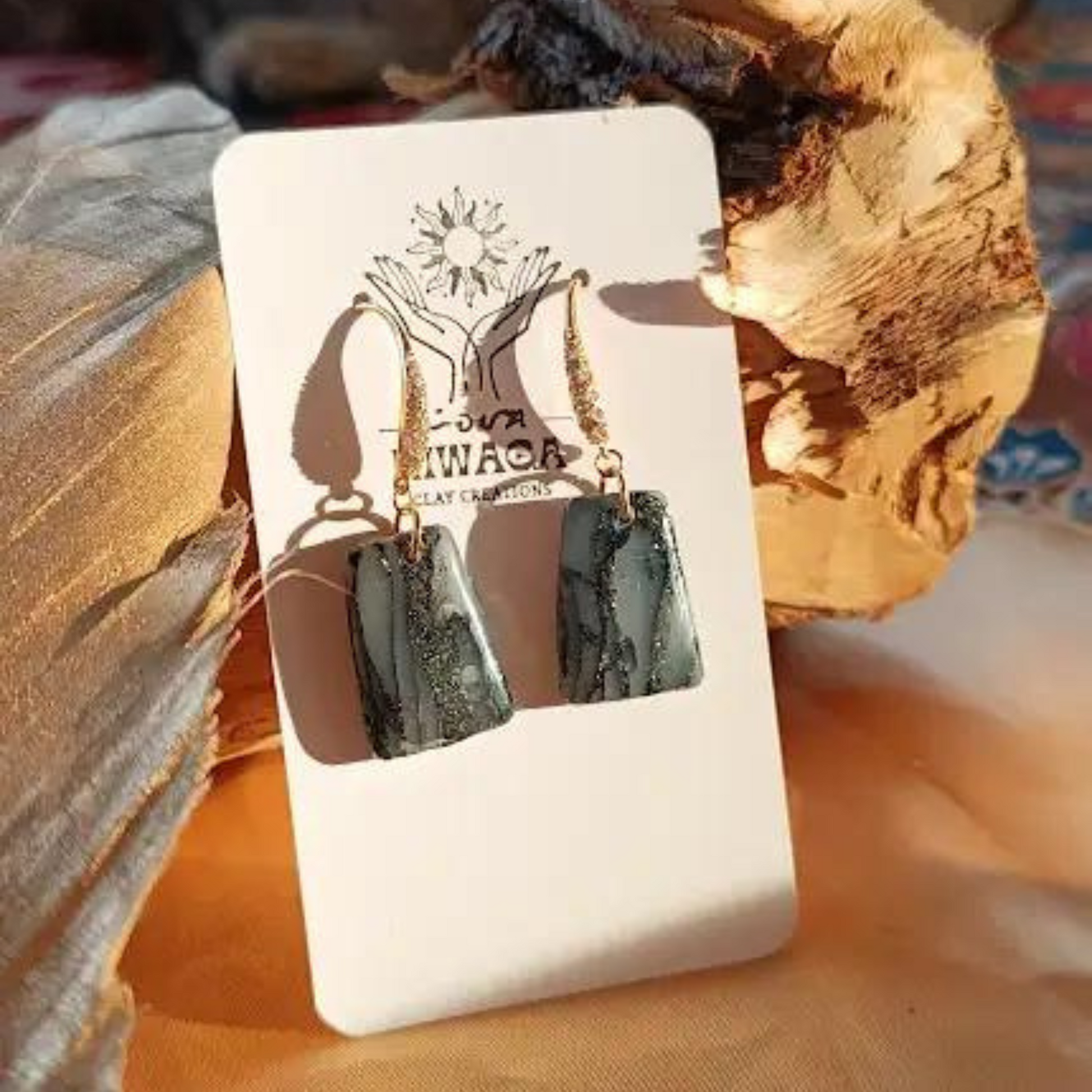 Eclipse Clay Earrings