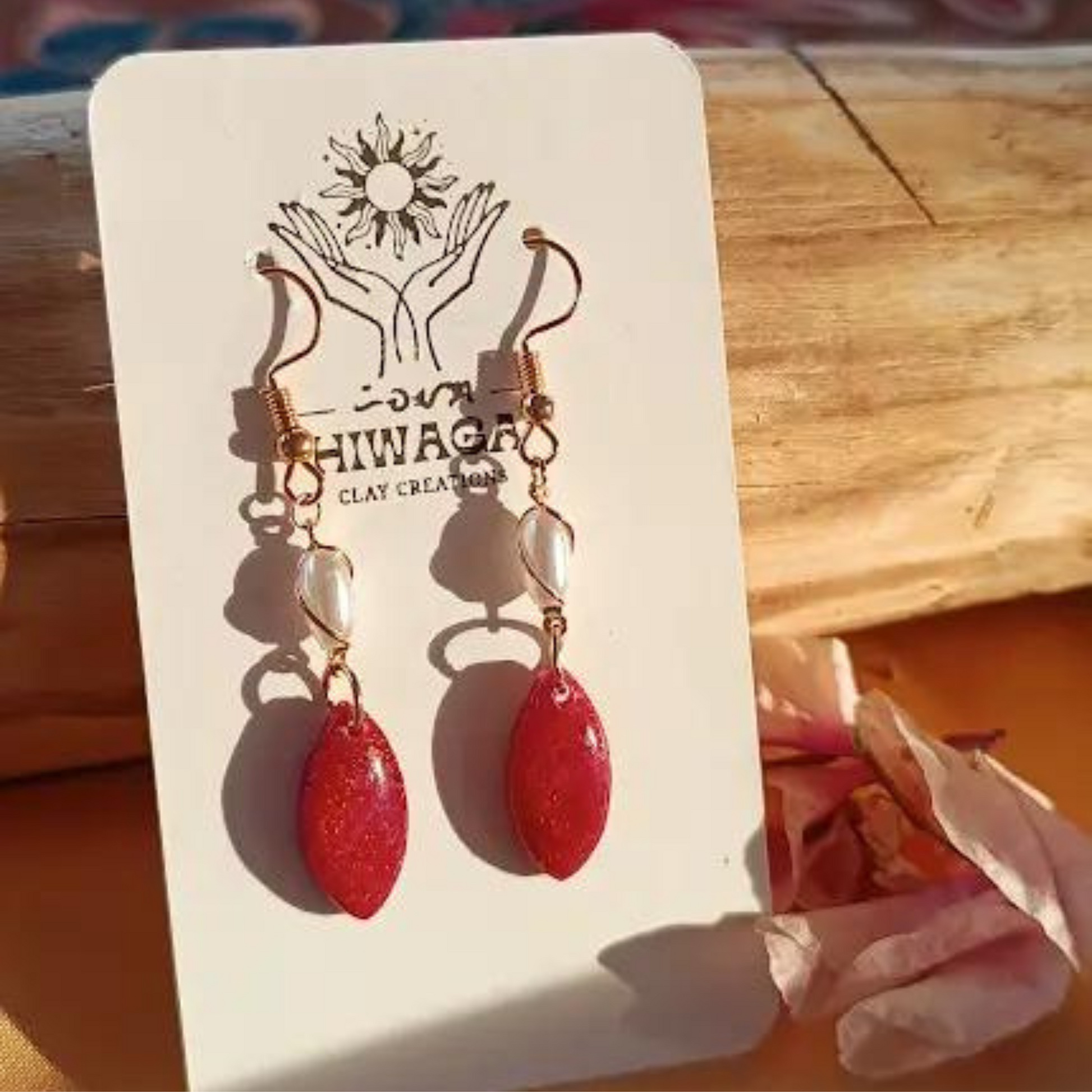 Ember Clay Earrings