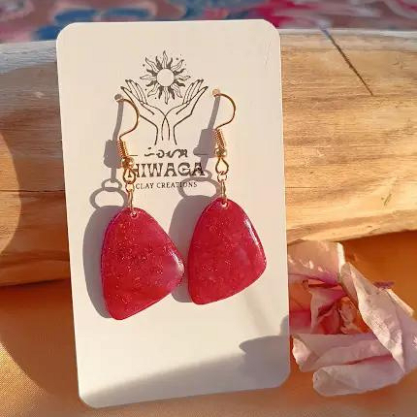 Fiery Clay Earrings