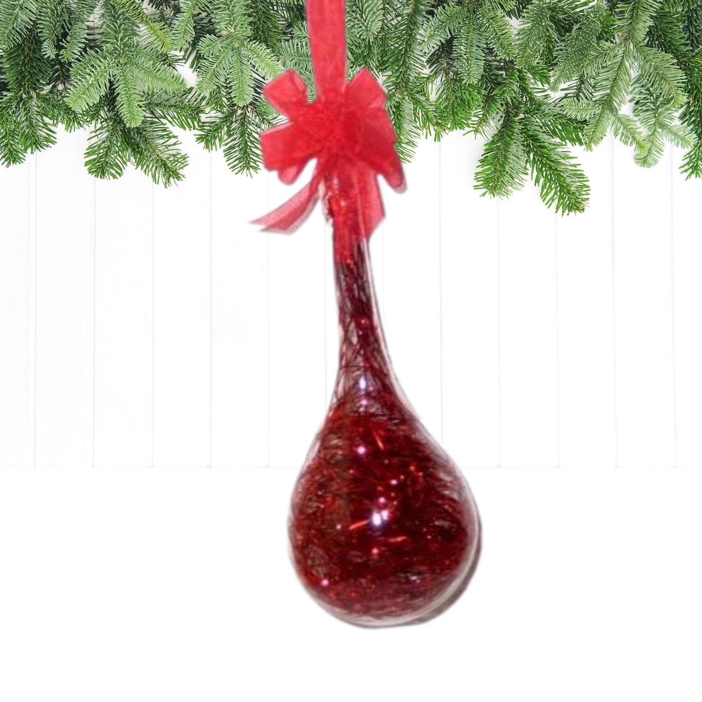 Glass Christmas Drops Ornaments