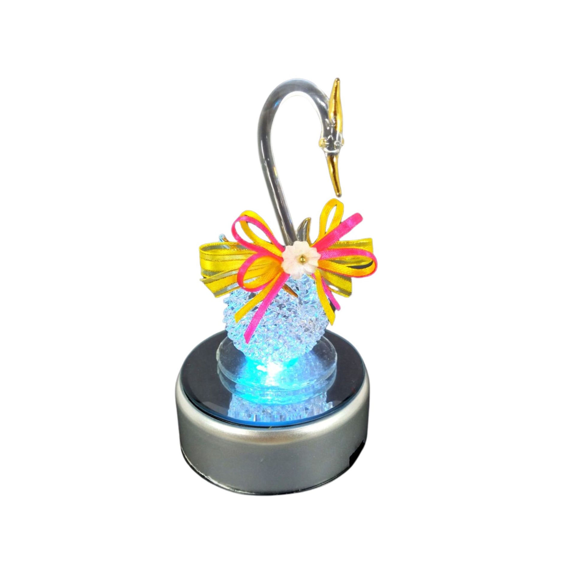 Glass Swan Figurine