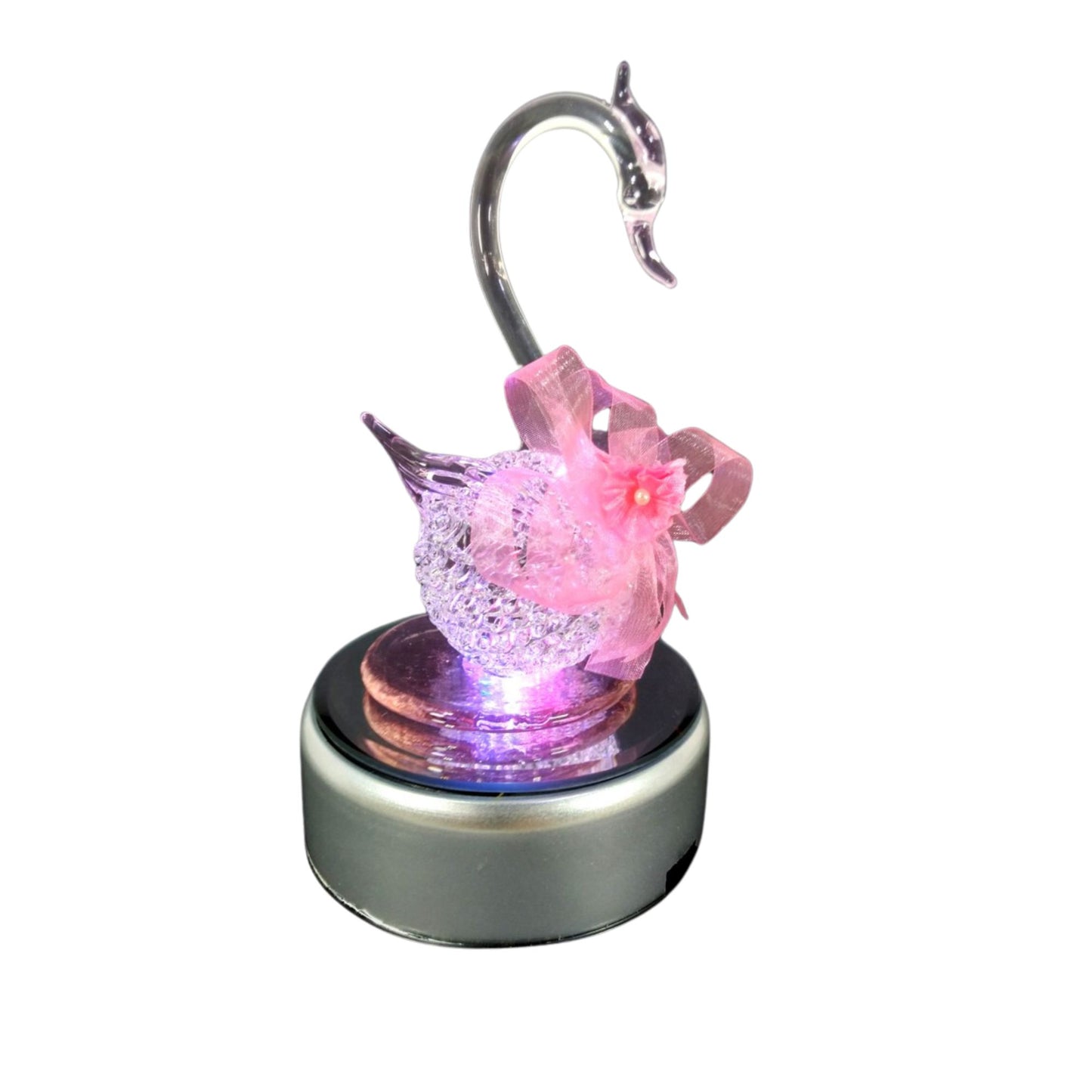 Glass Swan Figurine