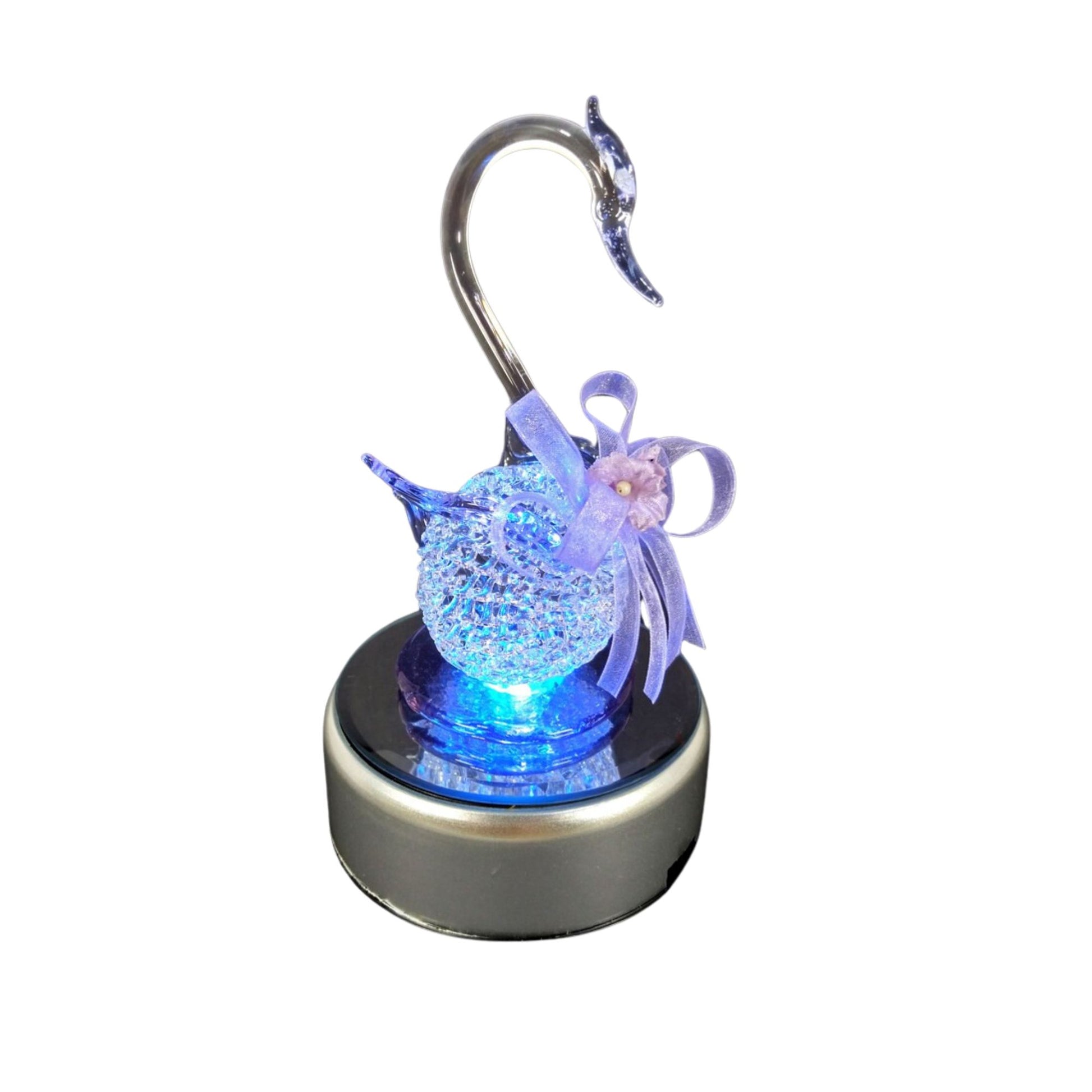 Glass Swan Figurine