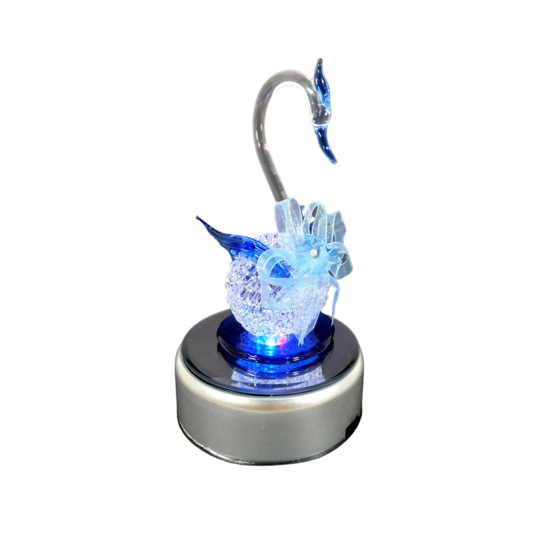Glass Swan Figurine