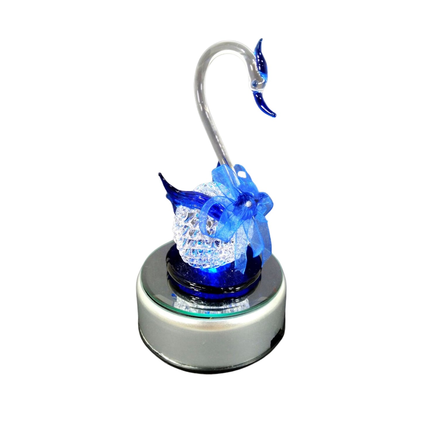 Glass Swan Figurine