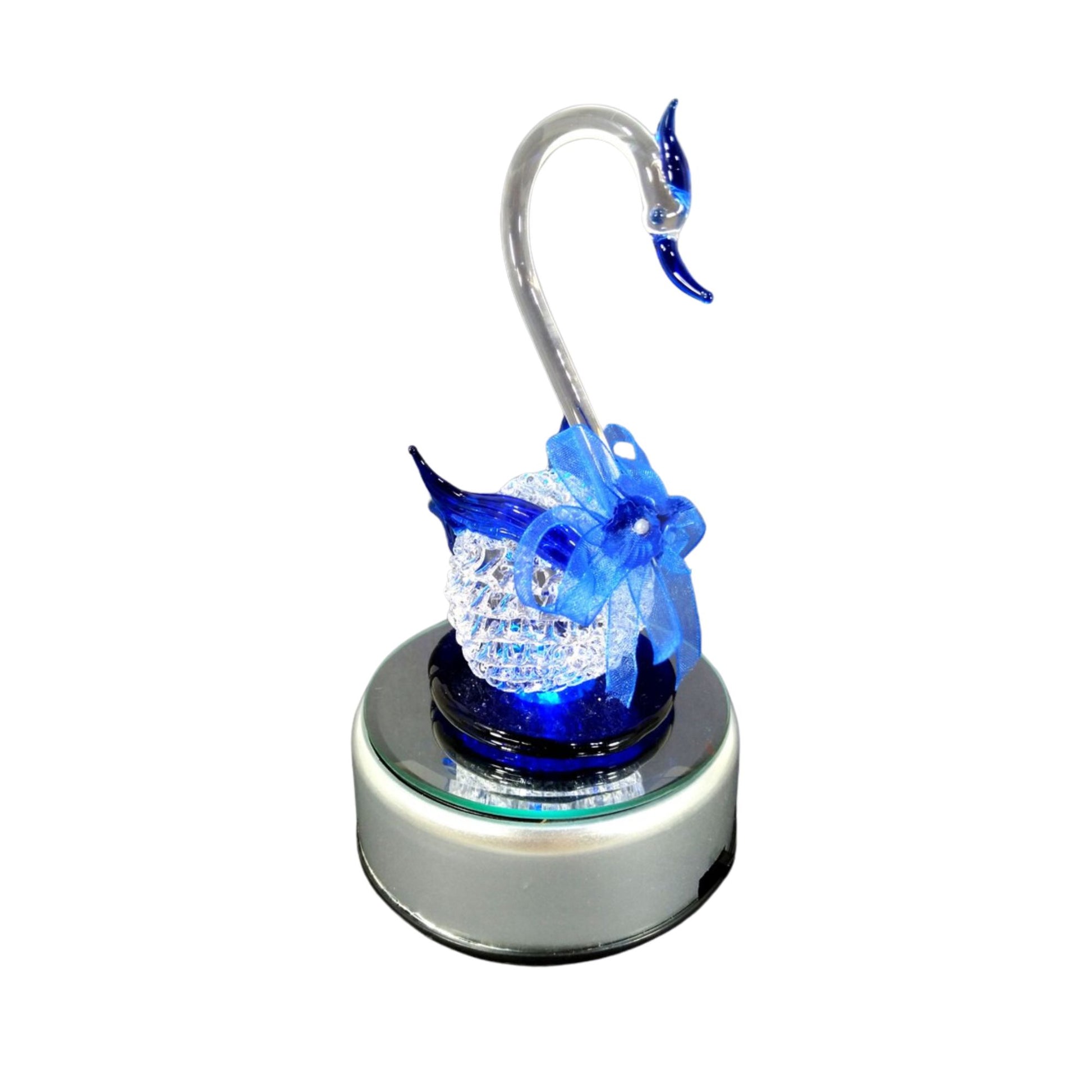 Glass Swan Figurine