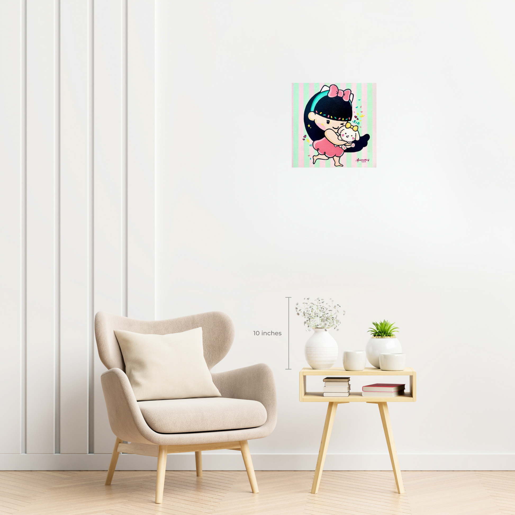 Huggy painting - Mae Jandayan