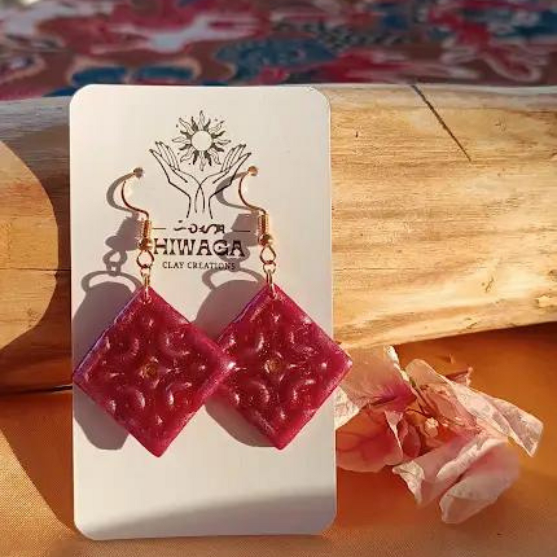 Lava Clay Earrings