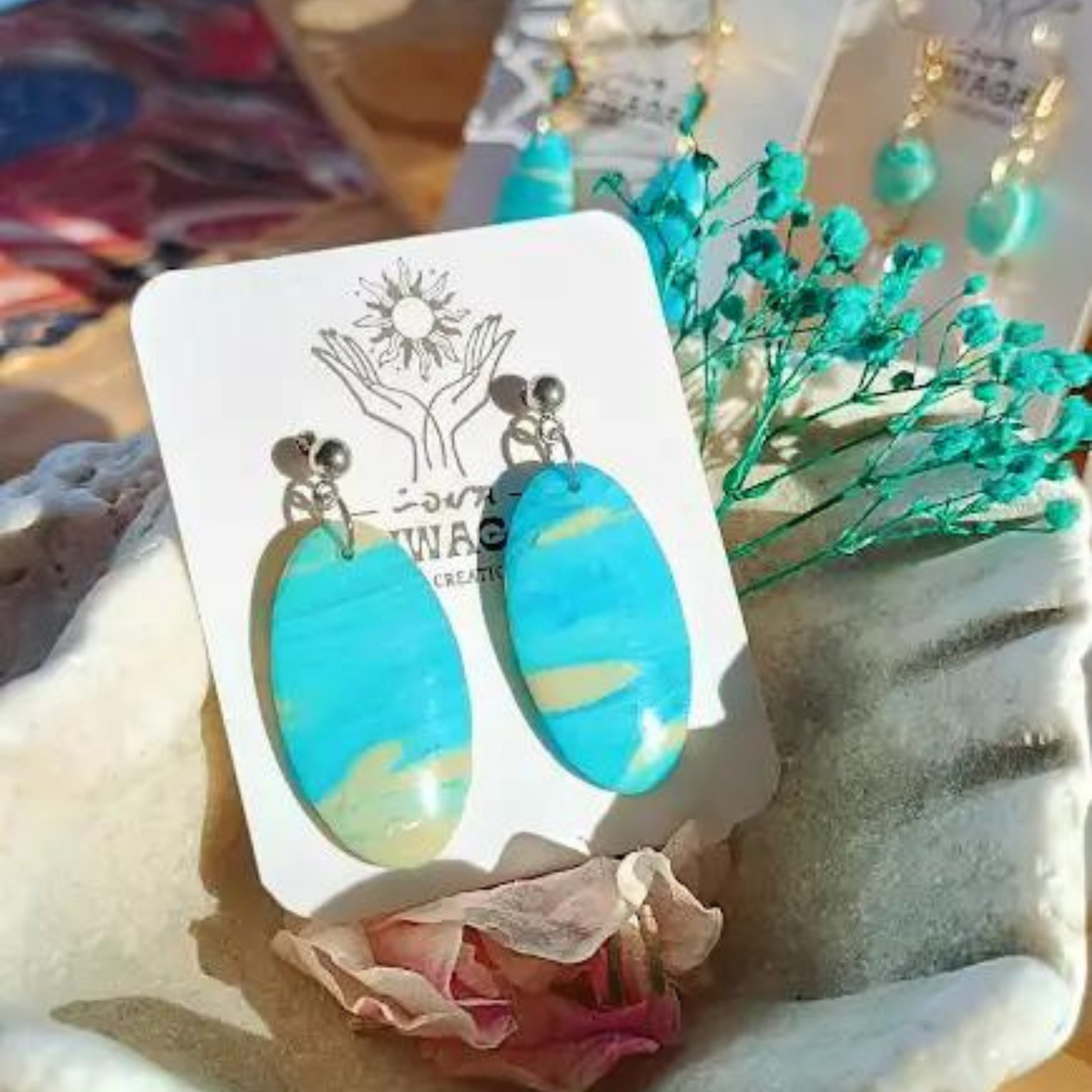 Mermaiden Clay Earrings