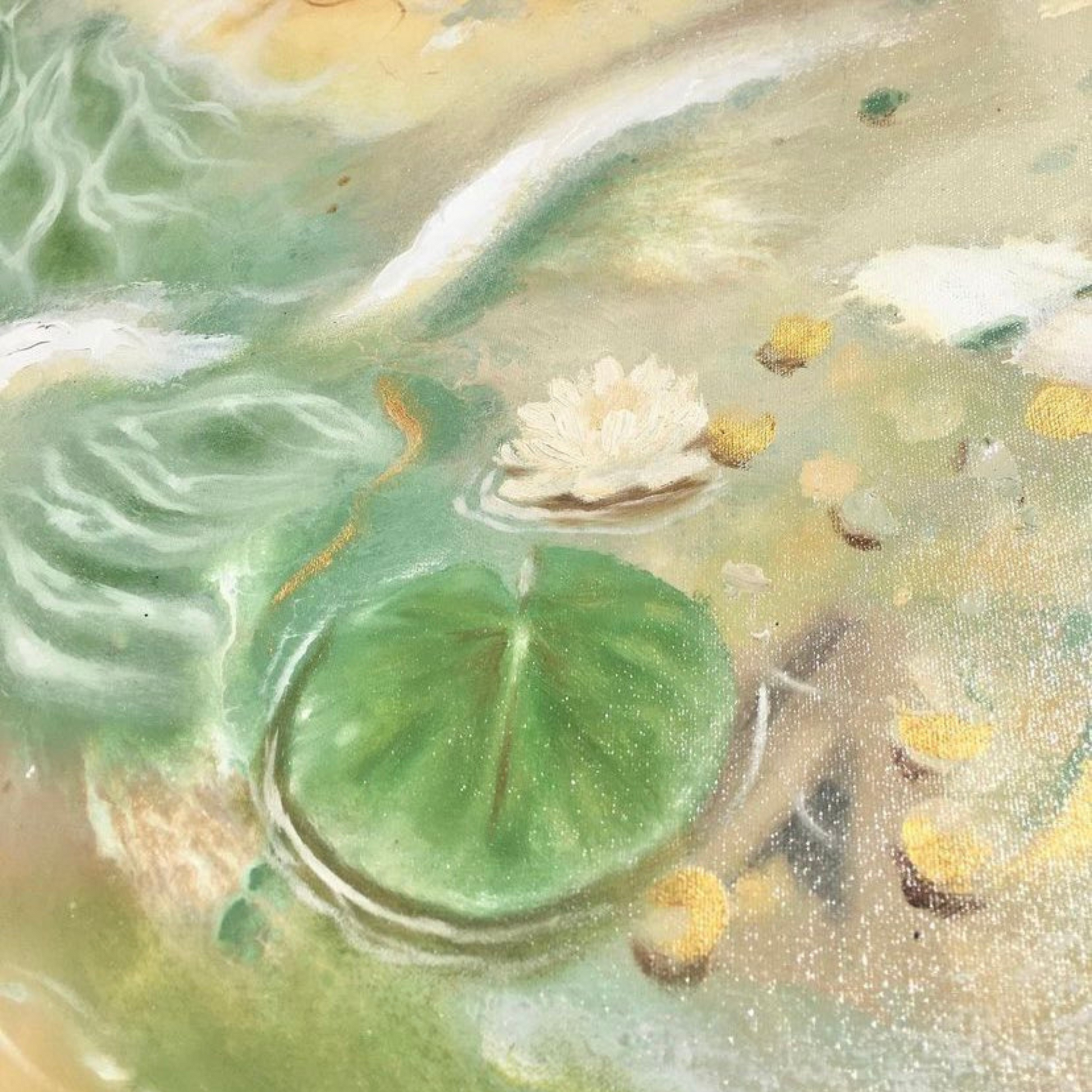 The piece likely features a main character in the process of unveiling or exposing their true identity.