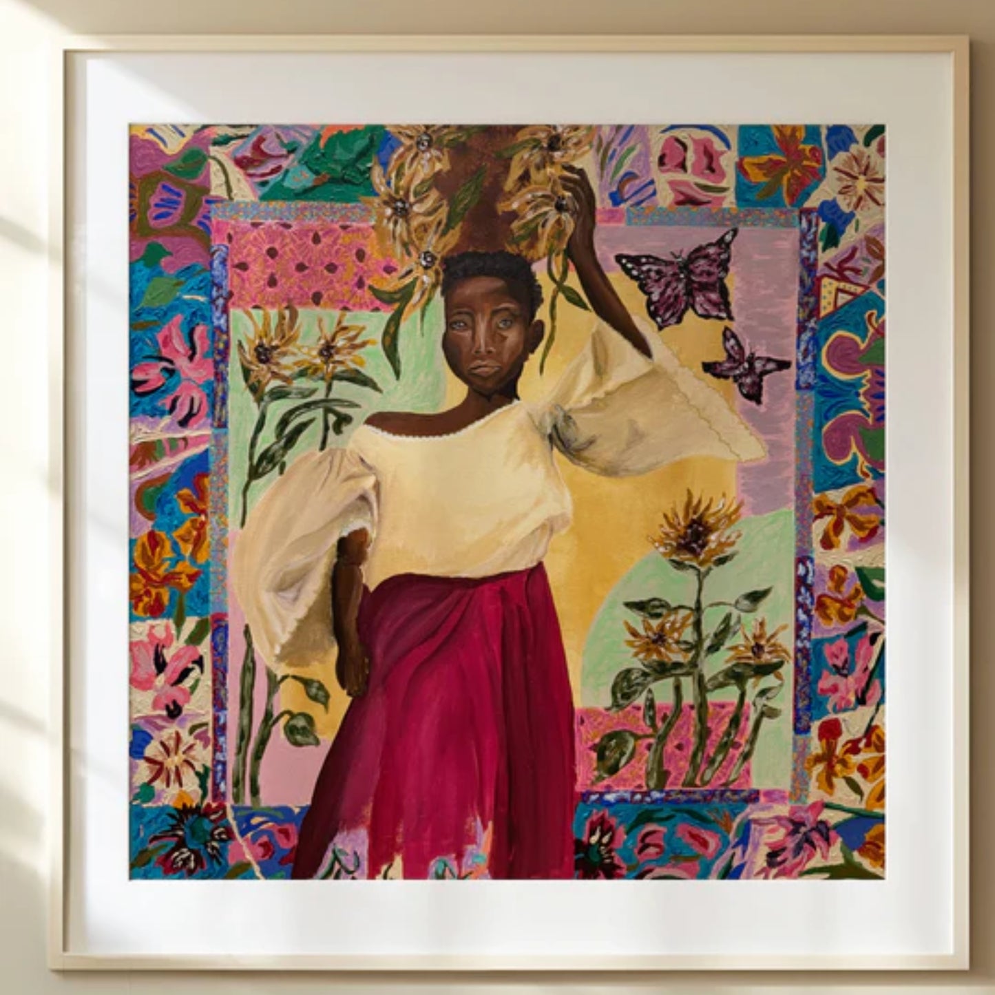 "Mirasol" Framed Painting Print (Limited Print)