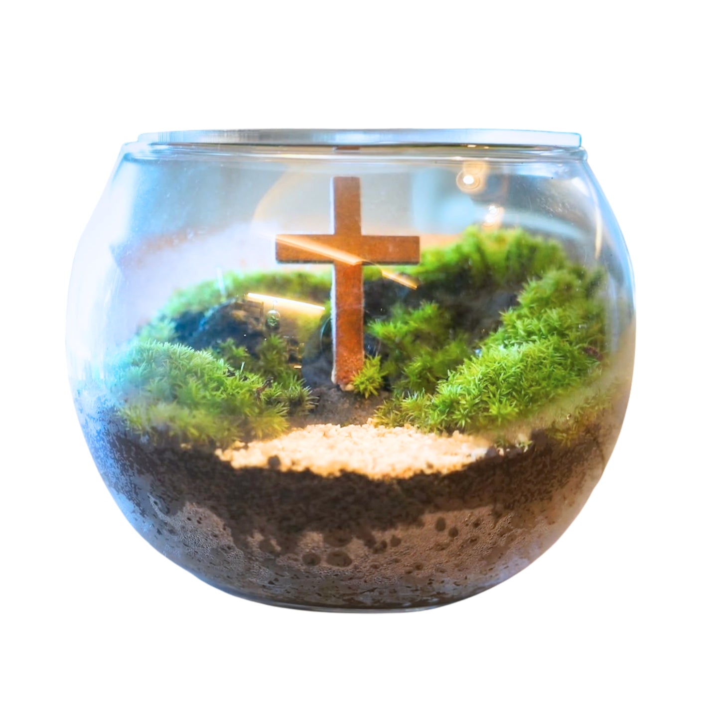 Glass Bowl Miniature Landscape