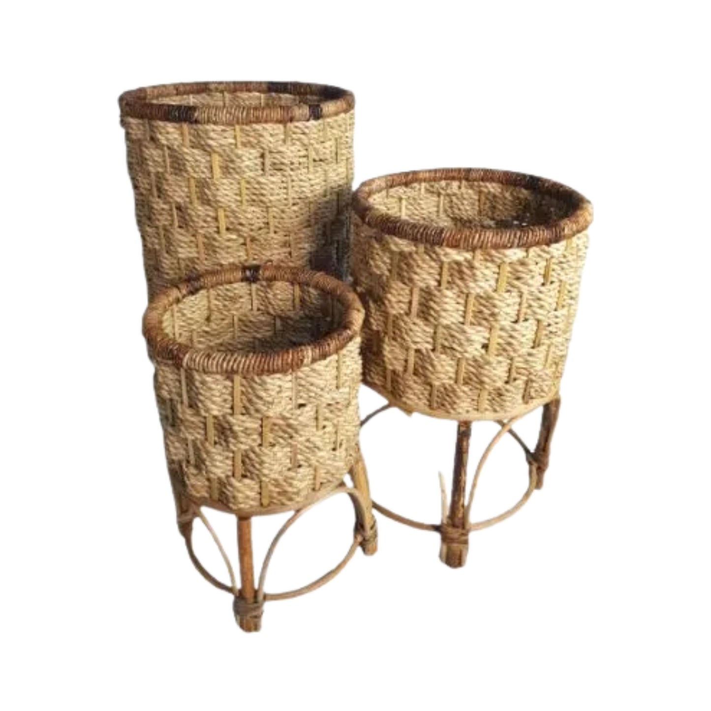Ilokana Handicrafts Odalia Rattan Plant Stand
