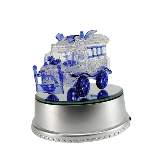 Philippine Jeep Glass Figurine
