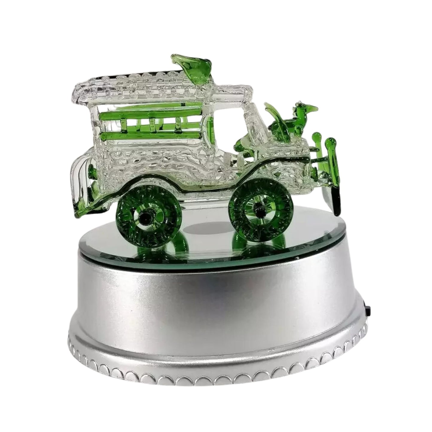 Philippine Jeep Glass Figurine