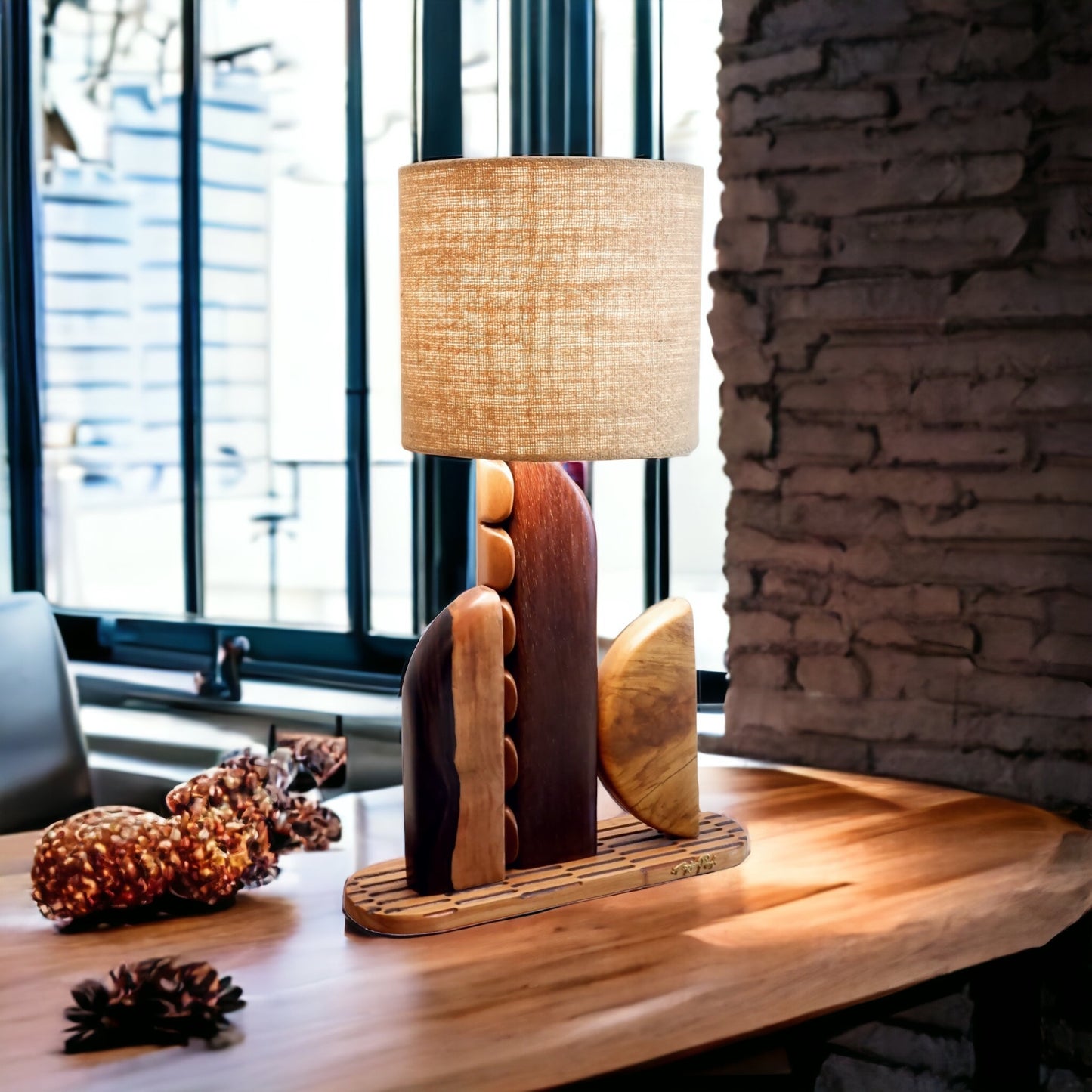 Talan Awon : Wooden Lamp Filipino