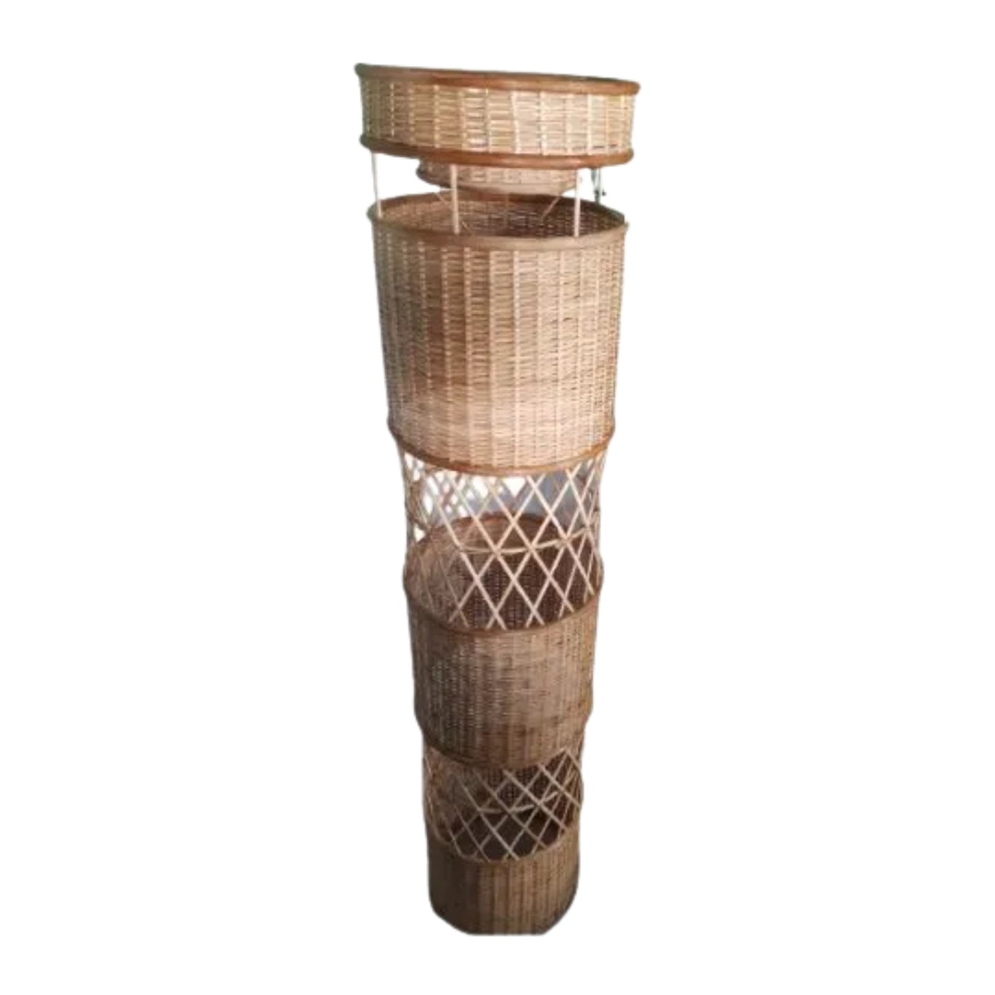 Ilokana Handicrafts Rattan Floor Lamp