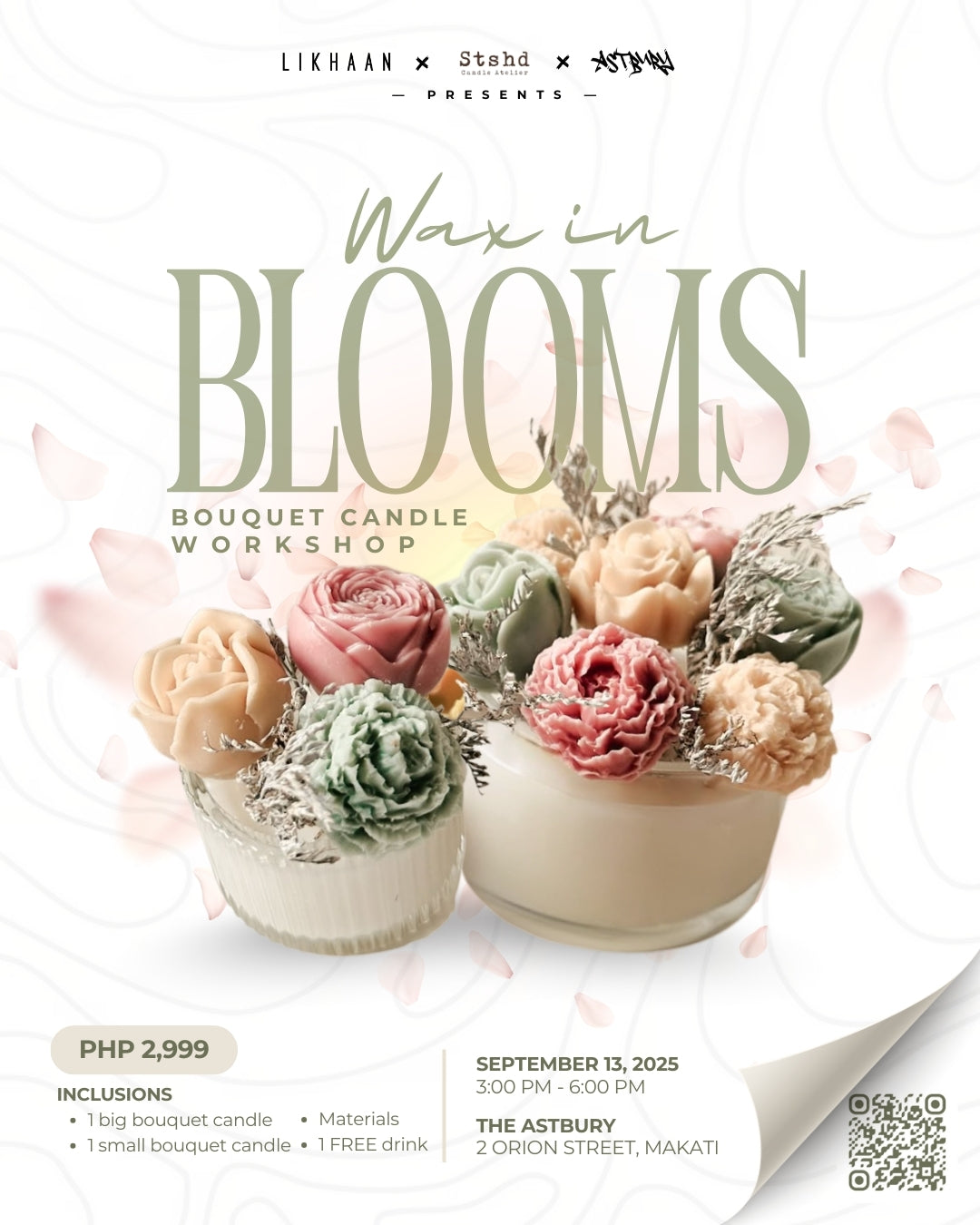 Wax in Blooms: Bouquet Candle Workshop (September 13)