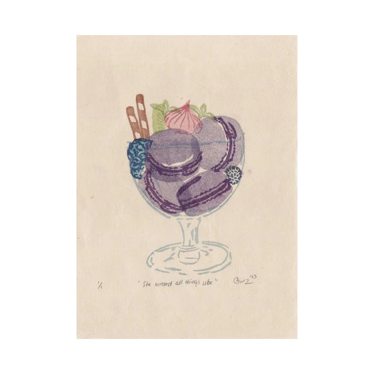 Ube print