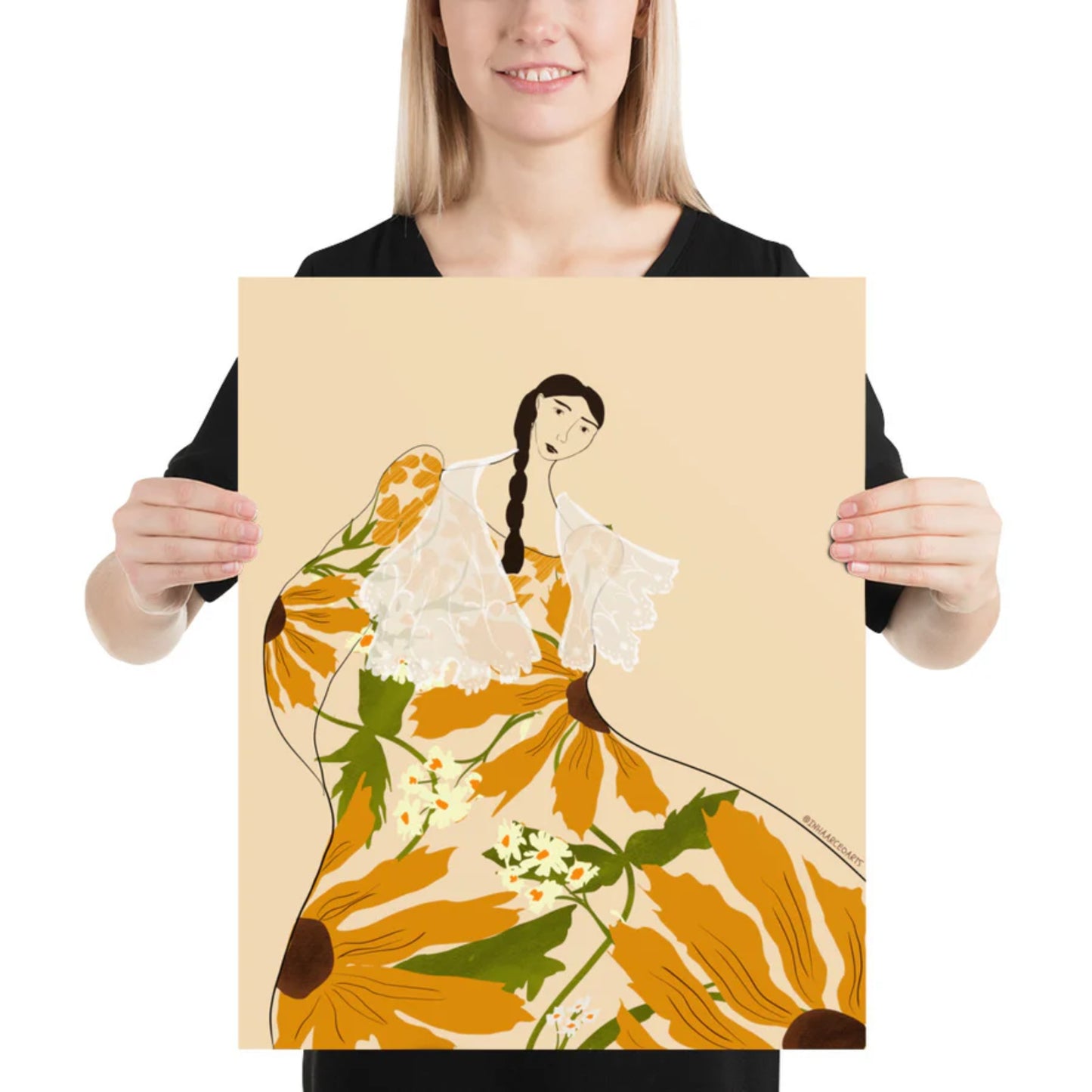 Sunflower Lady (Limited Print)