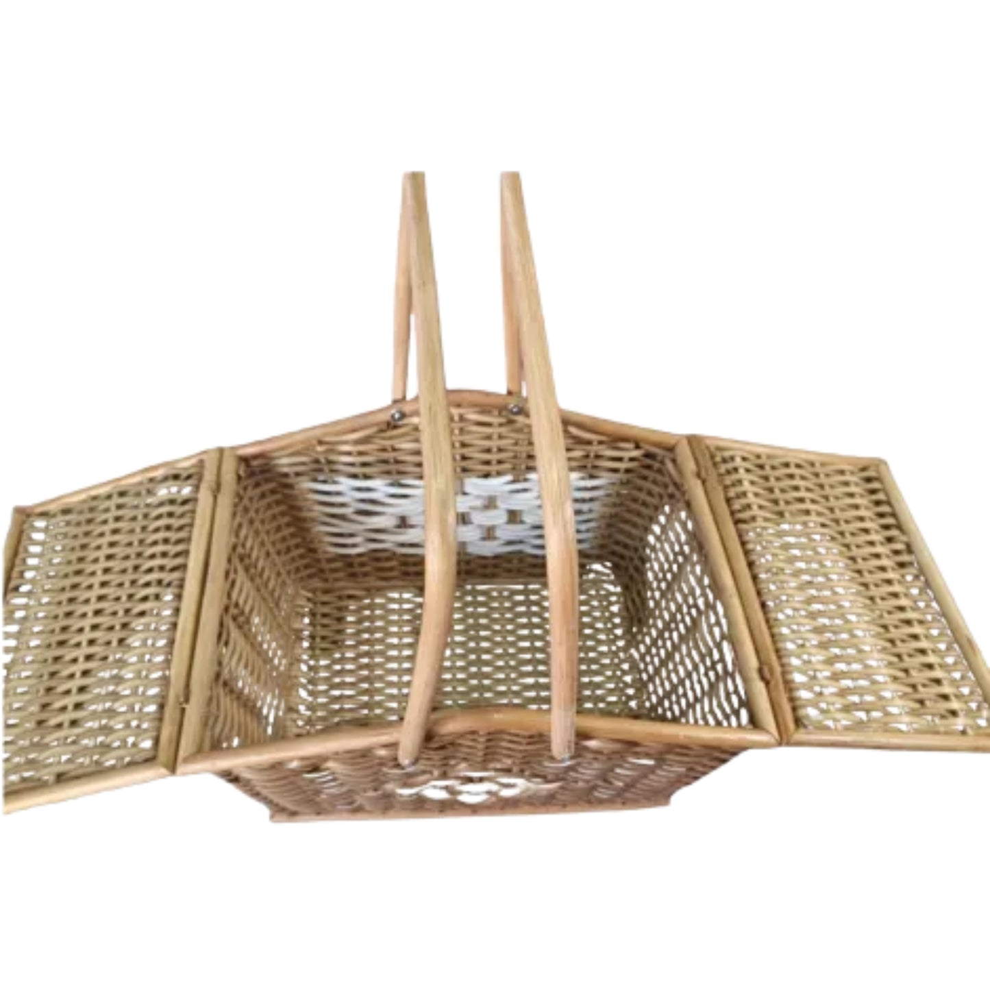 Ilokana Handicraft Synthetic Rattan Picnic Basket