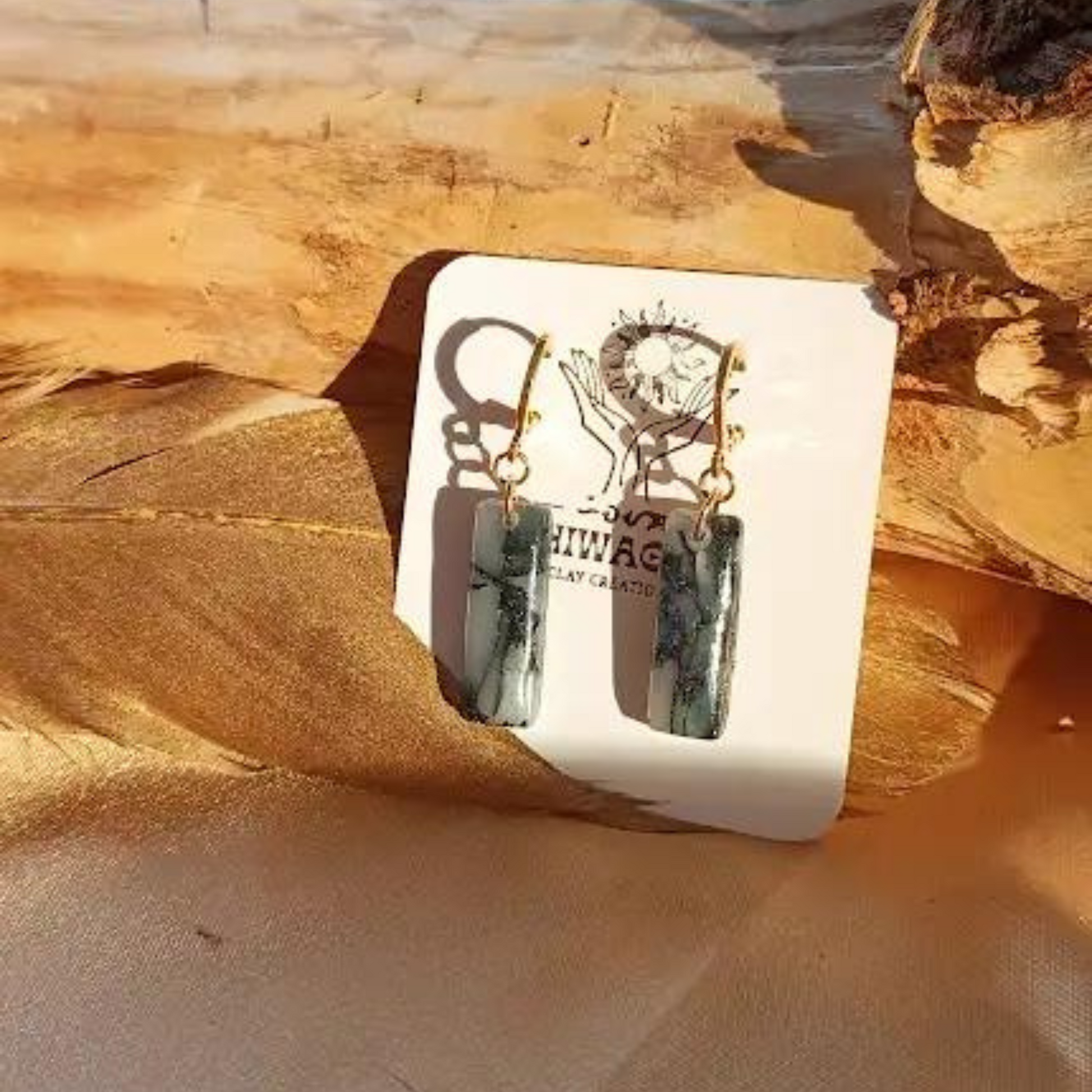 Void Clay Earrings;dangling earrings