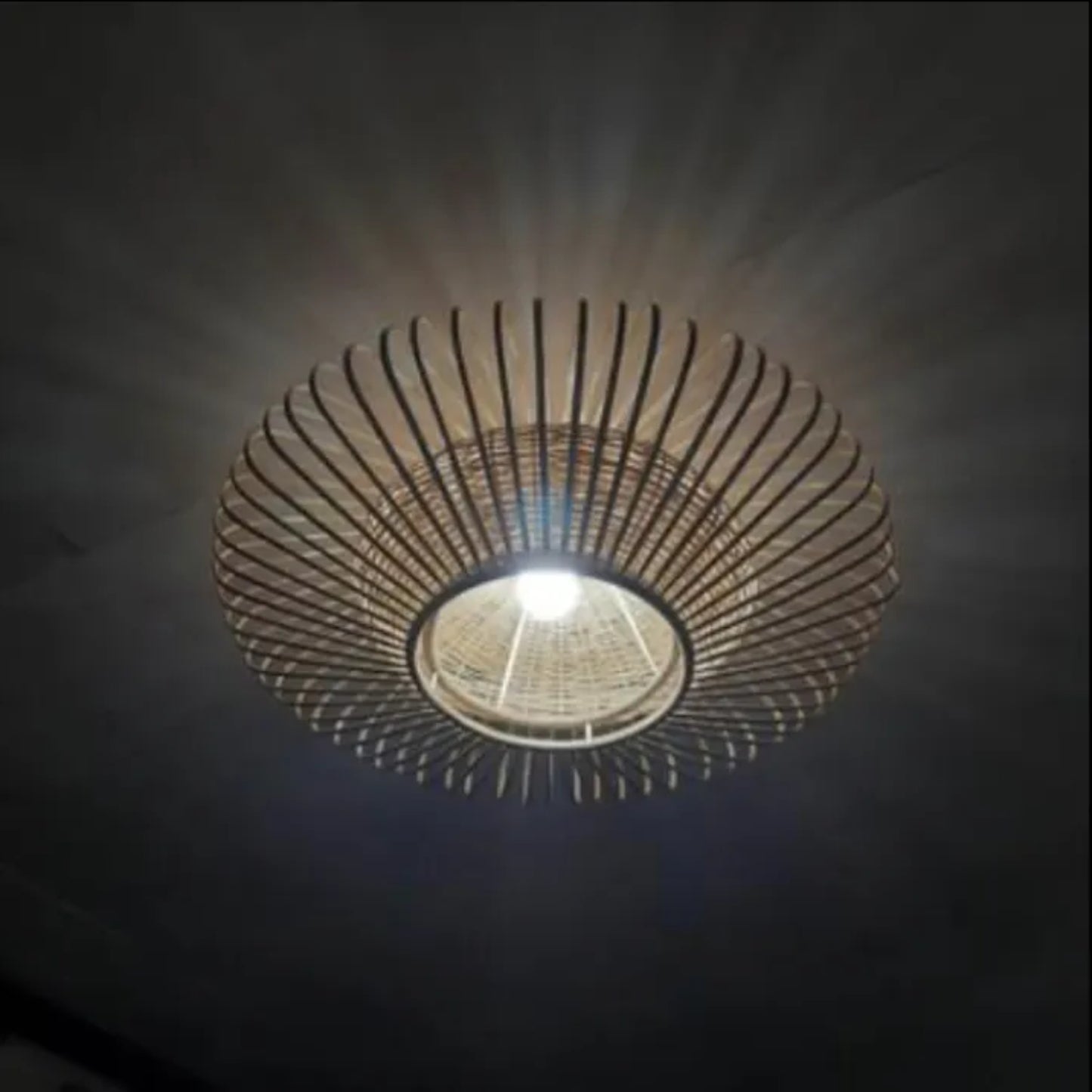 Ilokana Handicrafts Wilfredo Bamboo Rattan Ceiling Pendant Light for your home lightning