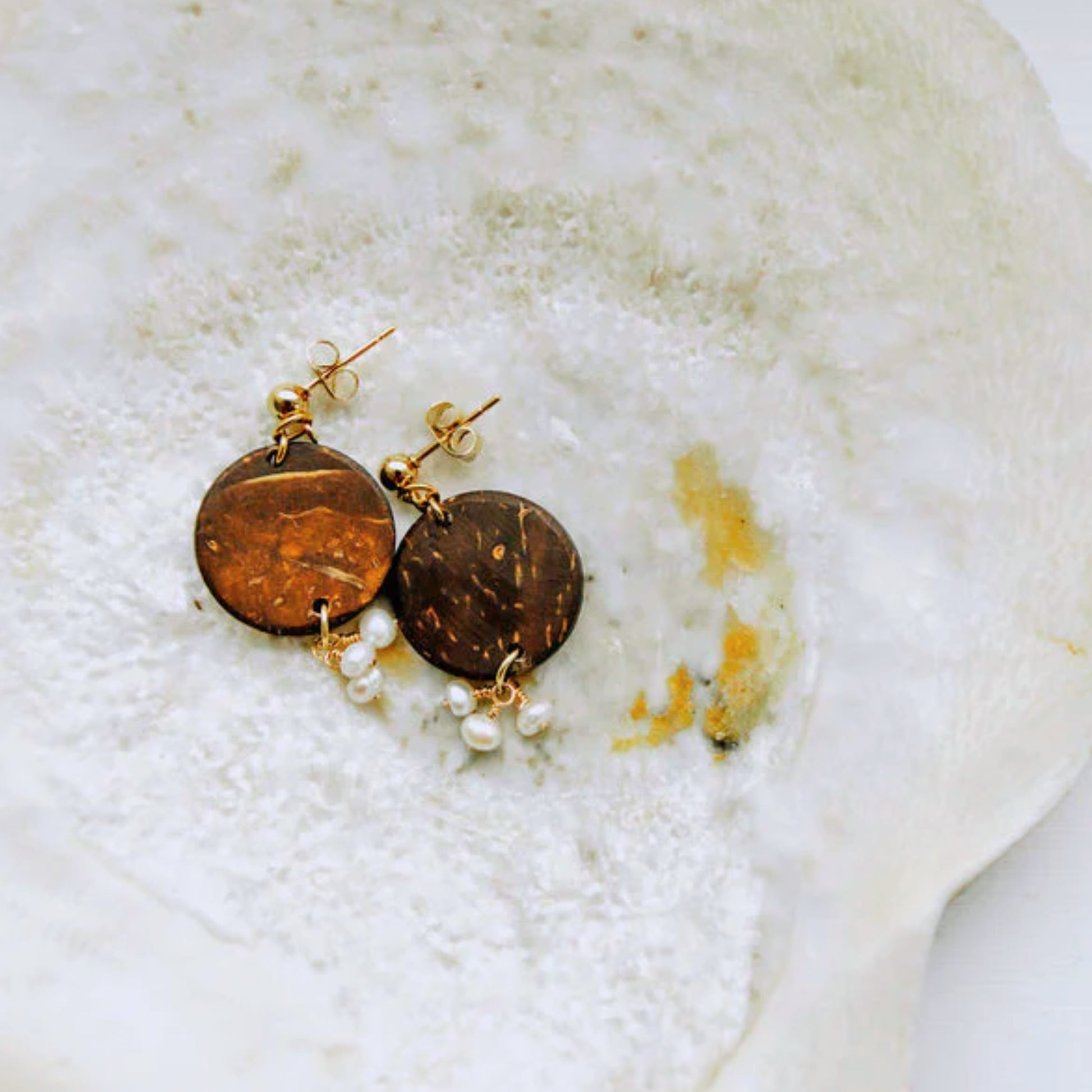 Coconut Earrings