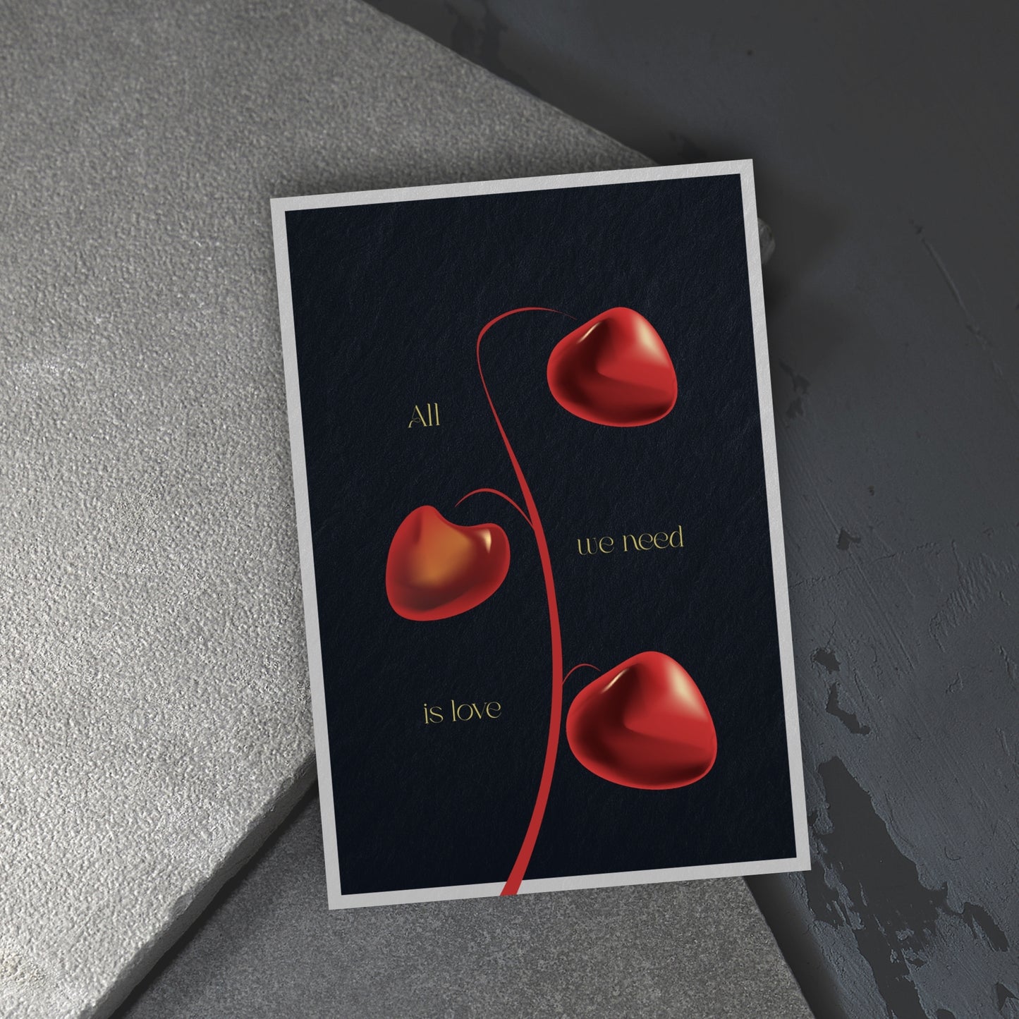 "All We Need Is Love" Postcards (Bundle of 30)