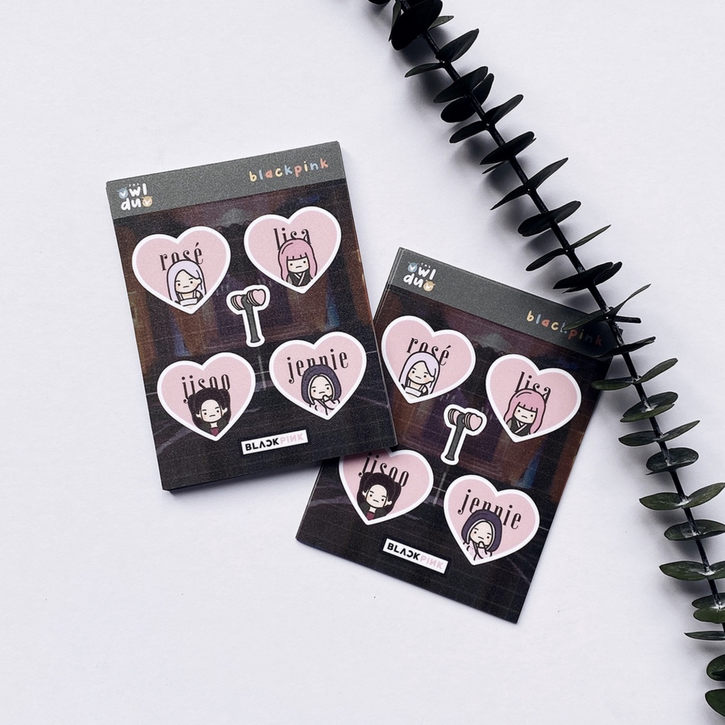 Blackpink (The Album: How You Like That) Glittered Peel Off Stickers