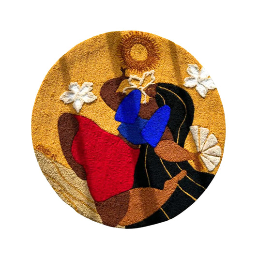 Bloom Where You are Planted Tufted Wall Art