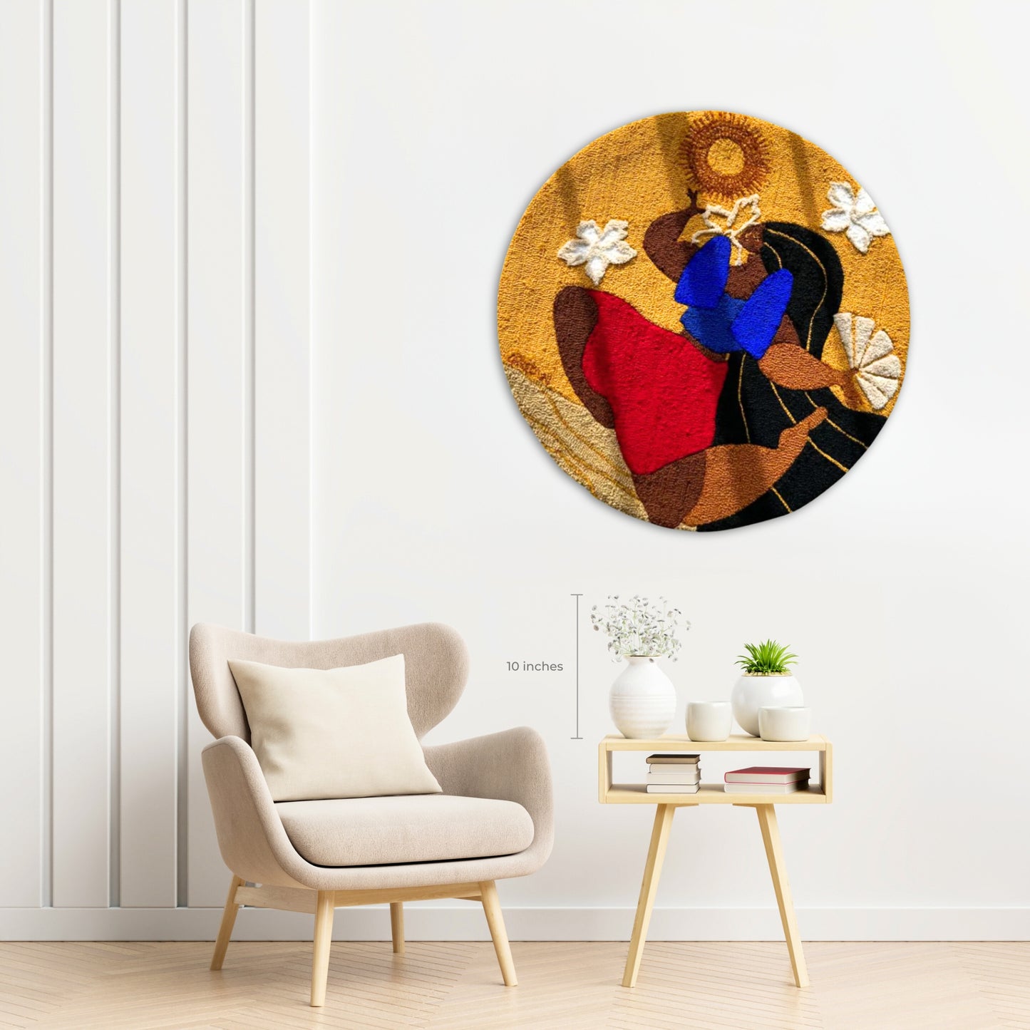 Bloom Where You are Planted (Tufted Wall Art)