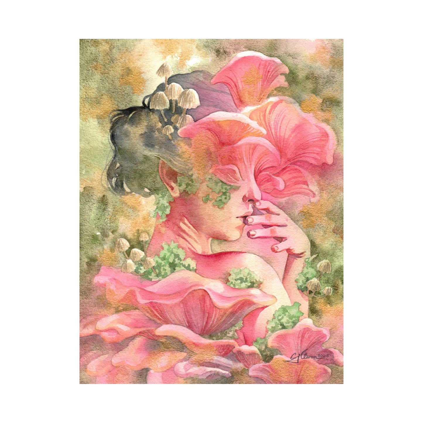Candyshrooms: Watercolor Artwork