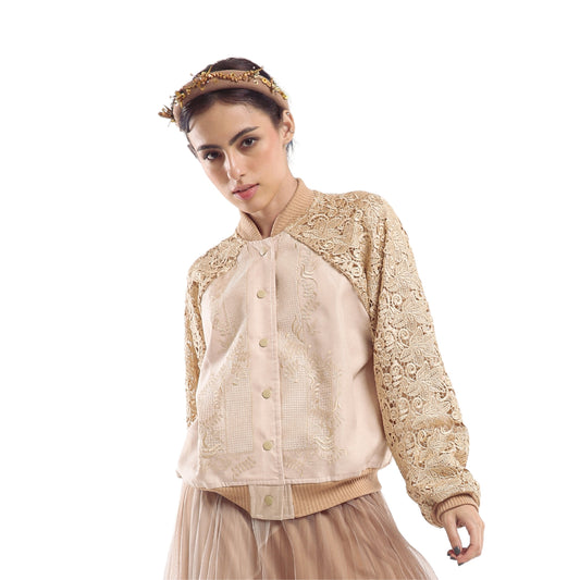 Carmelita Barong Bomber Jacket