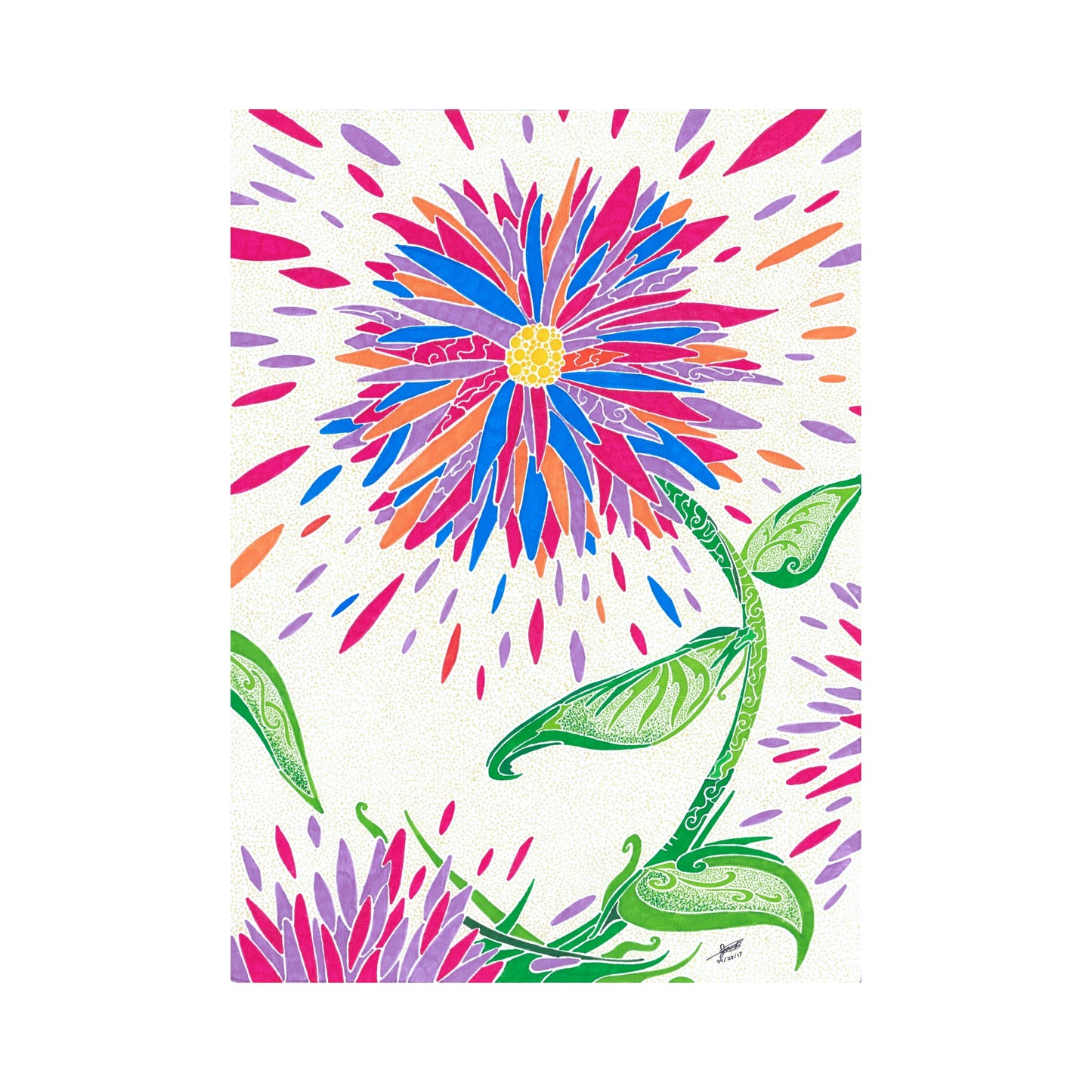 Crazy Daisy: Limited Edition Print