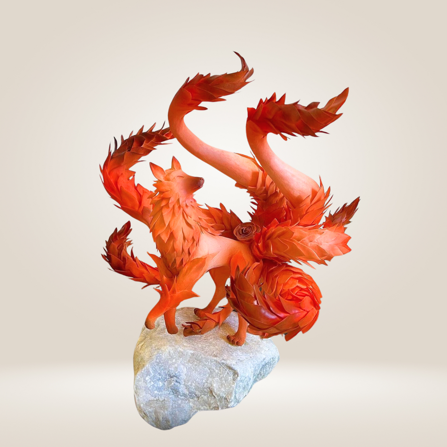 Nine Tailed Fox Sculpture