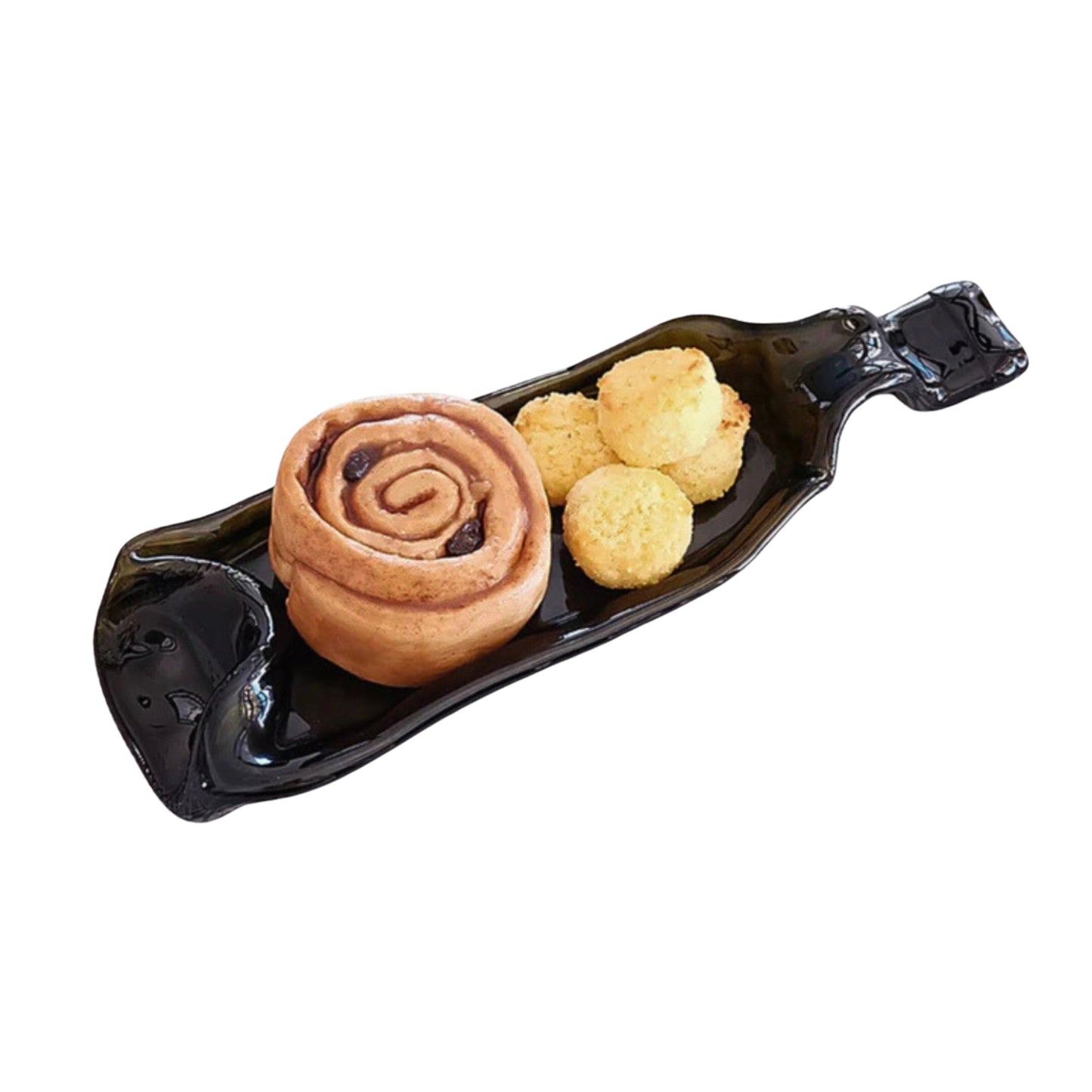 Dish Tray Melted Wine Bottle