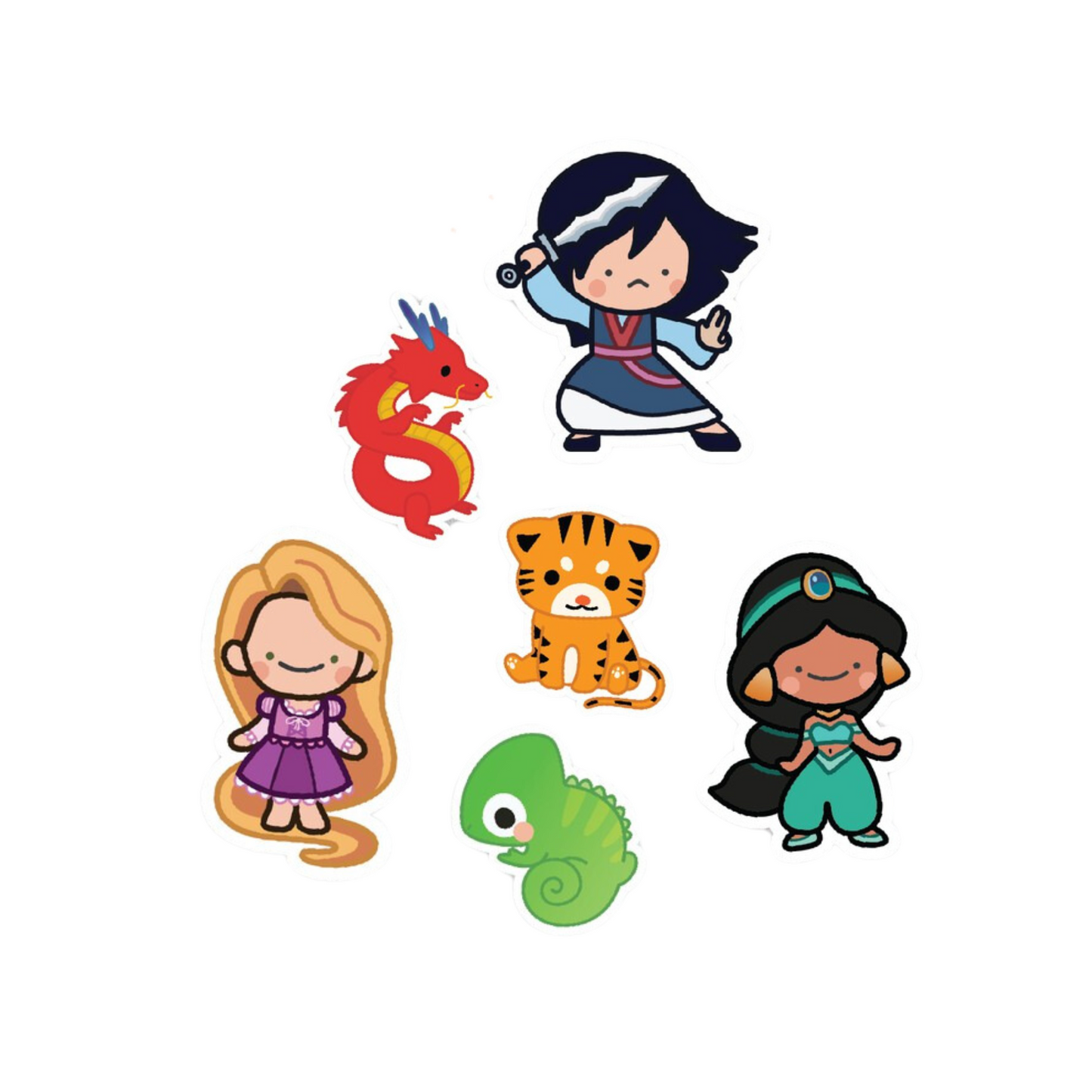Disney Princess & Sidekicks #2 Sticker Pack