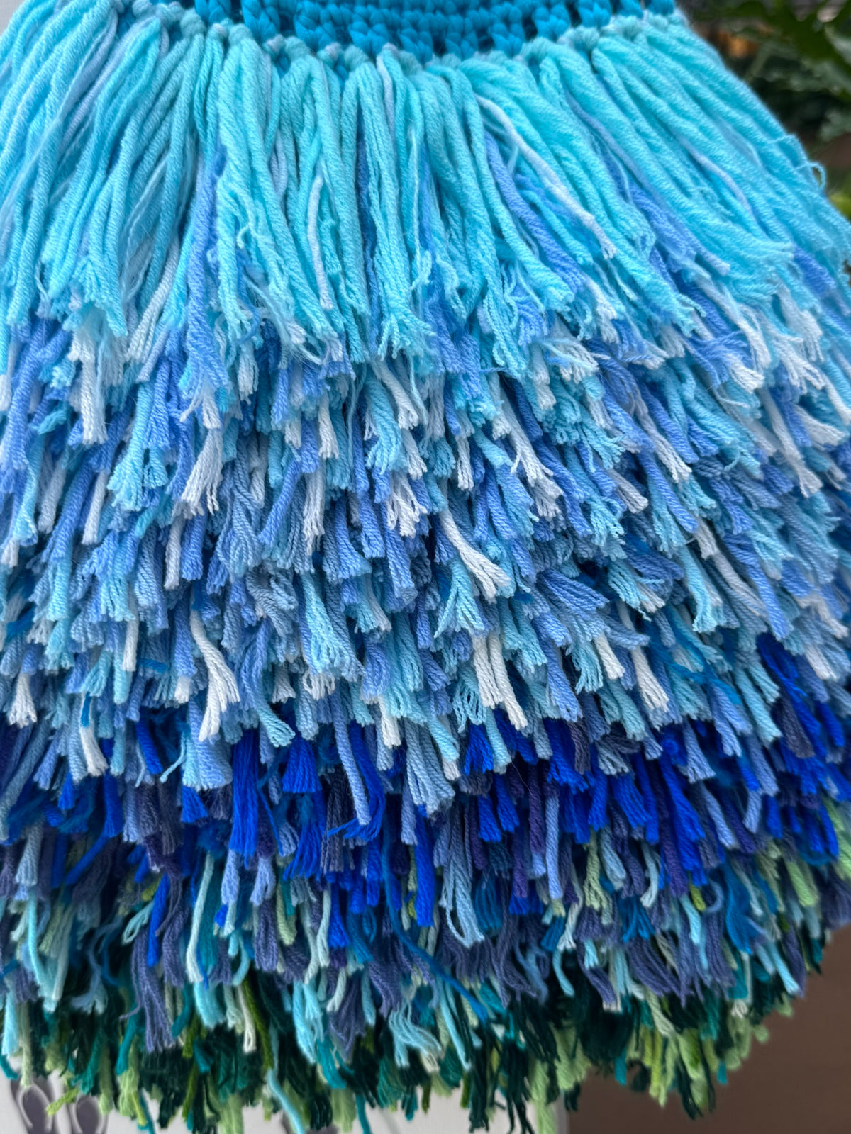 Ulan Fringe Crossbody Bag: Kinaiyahan Collection (Tubig Series)
