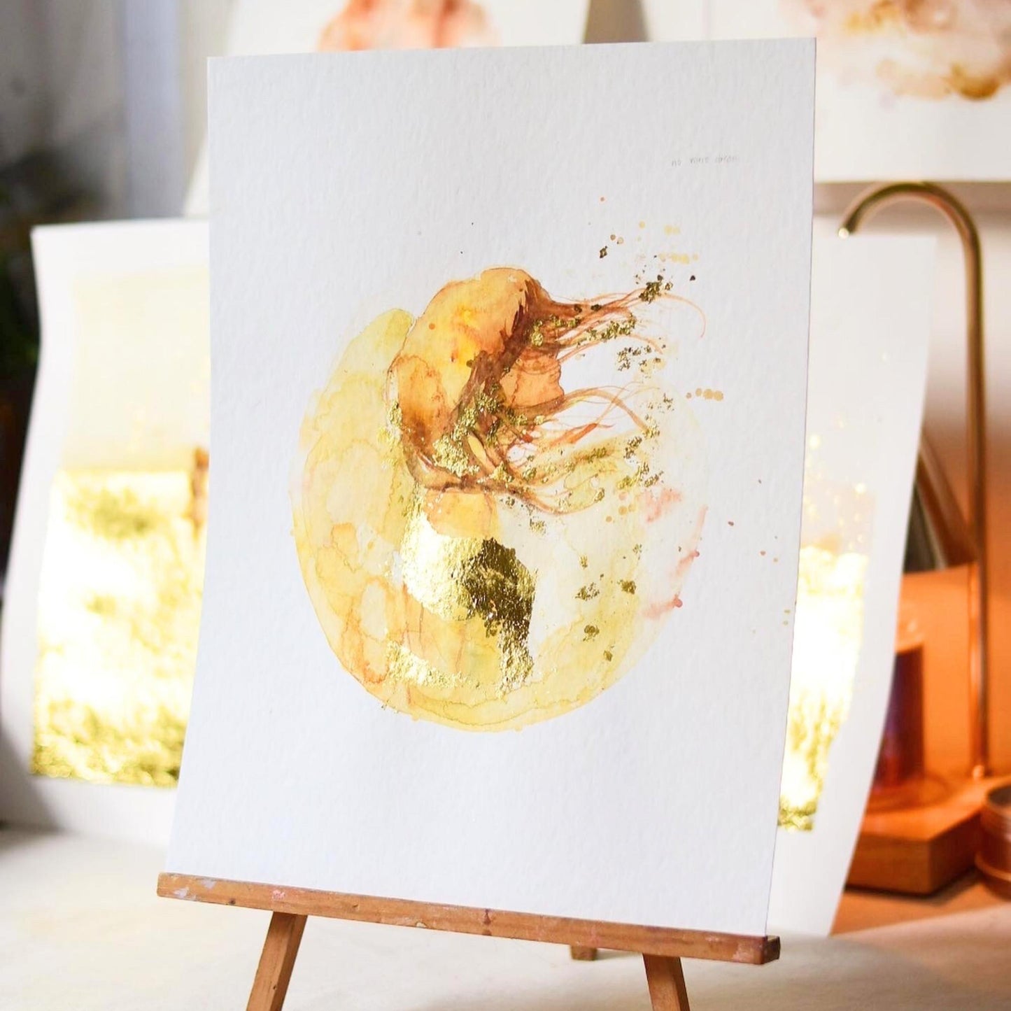 Golden Watercolor