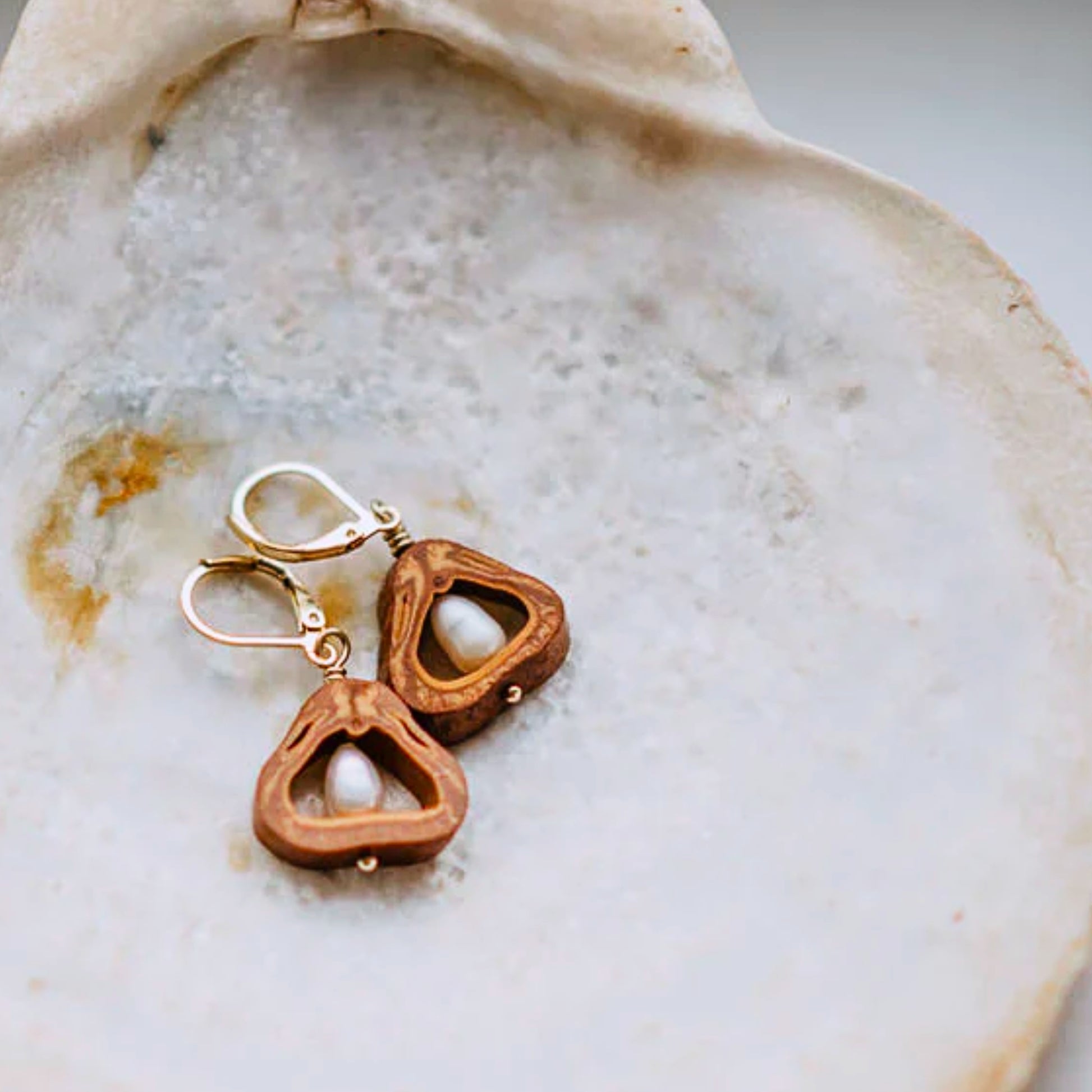 Boho Pearl Earrings