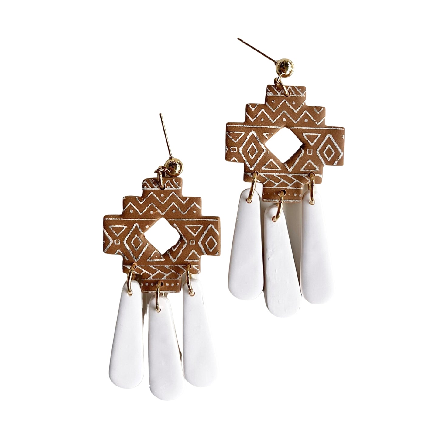 Brown Boho Earrings