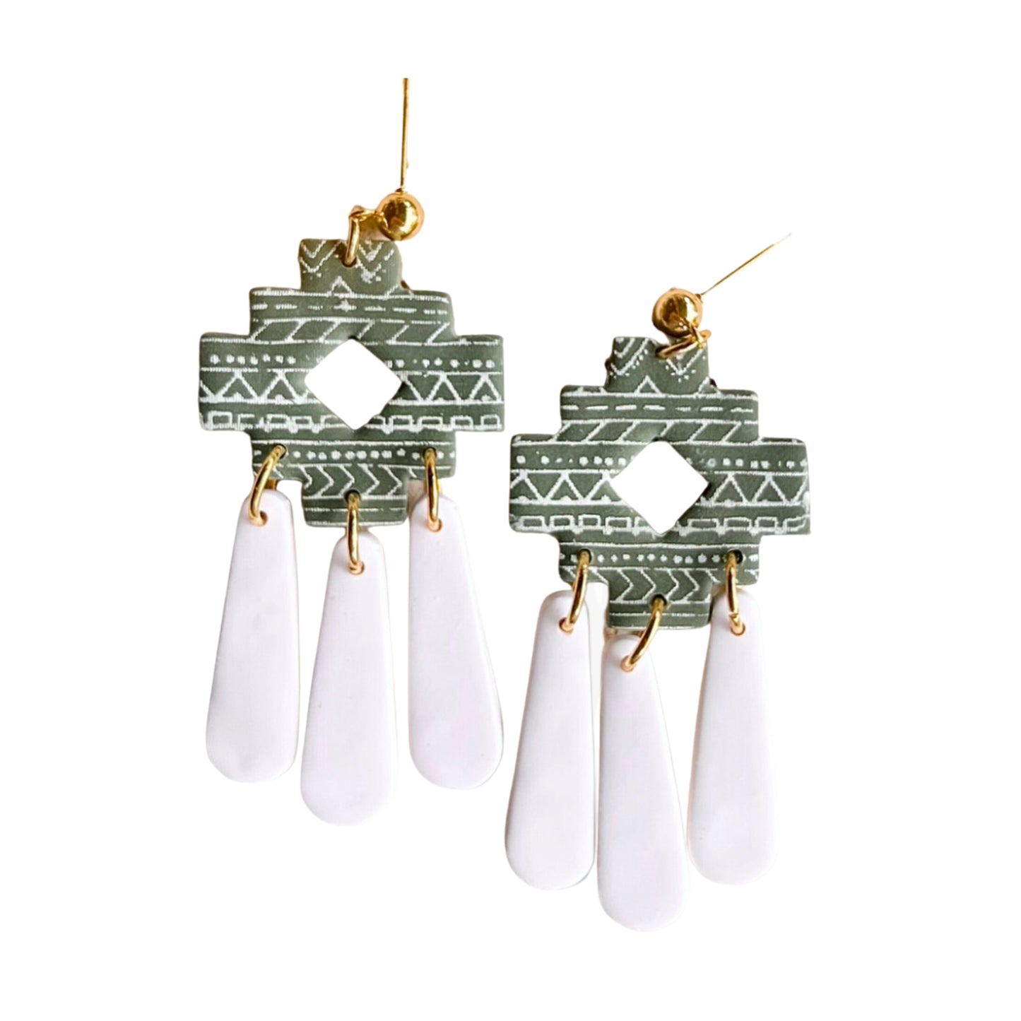 Estee Aztec Clay Earrings