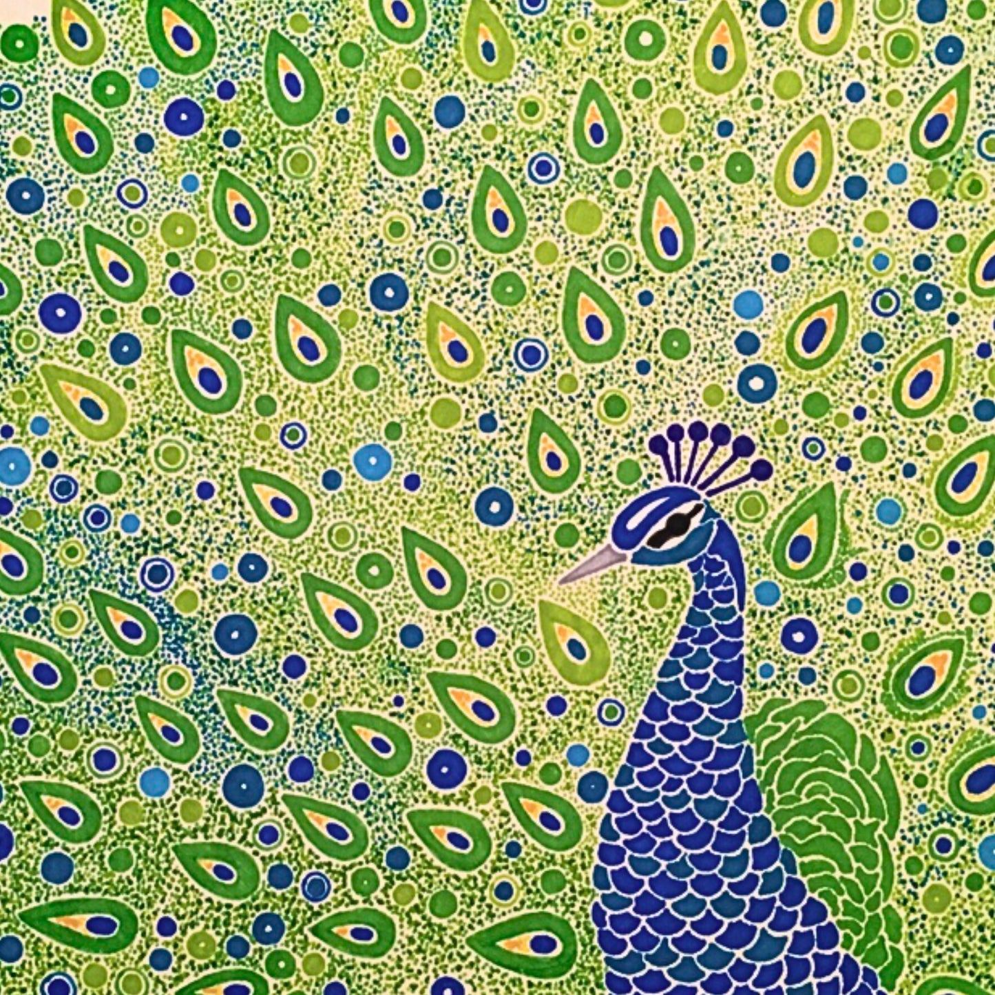 Green Animal Peacock