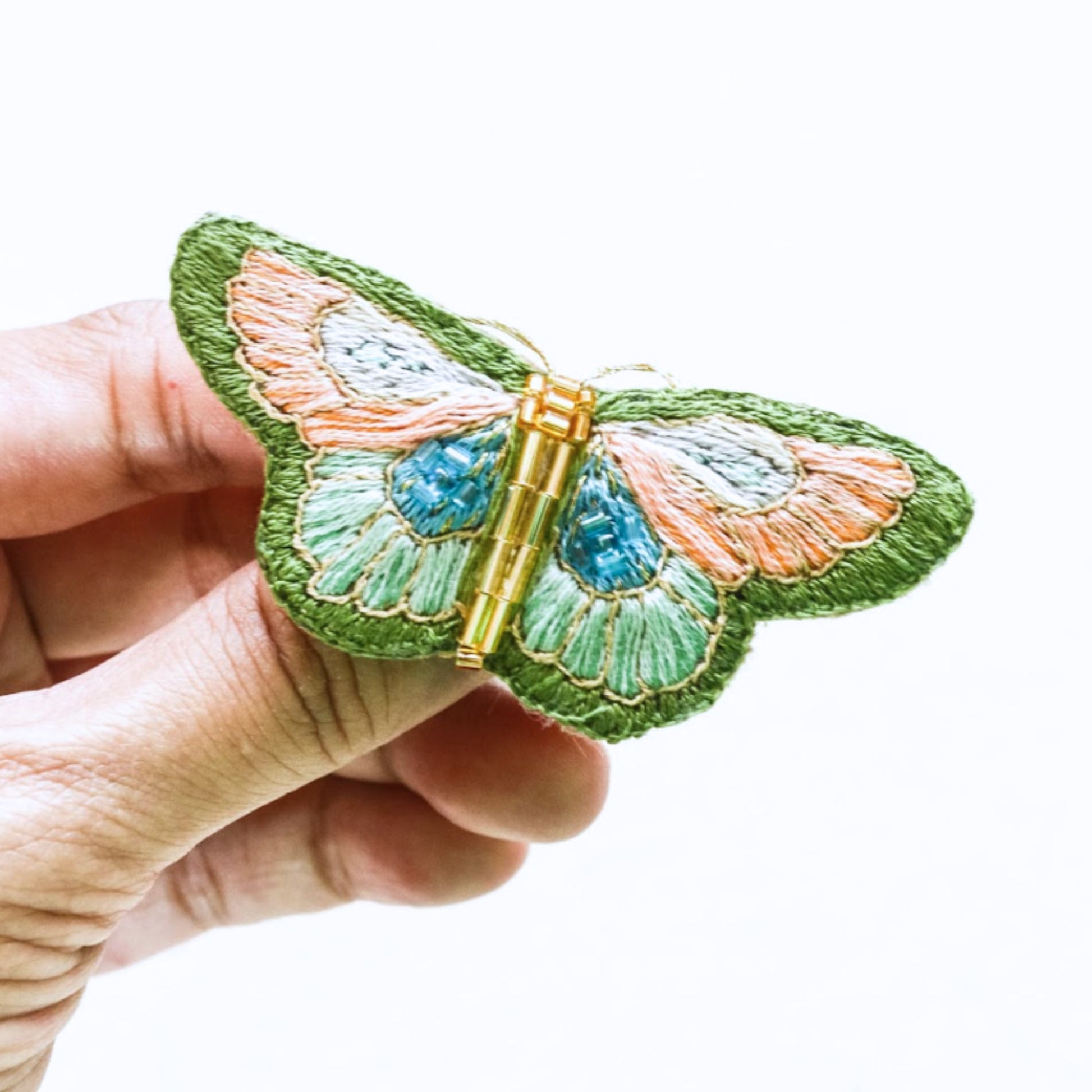 Malaya Hand Embroidered Brooch