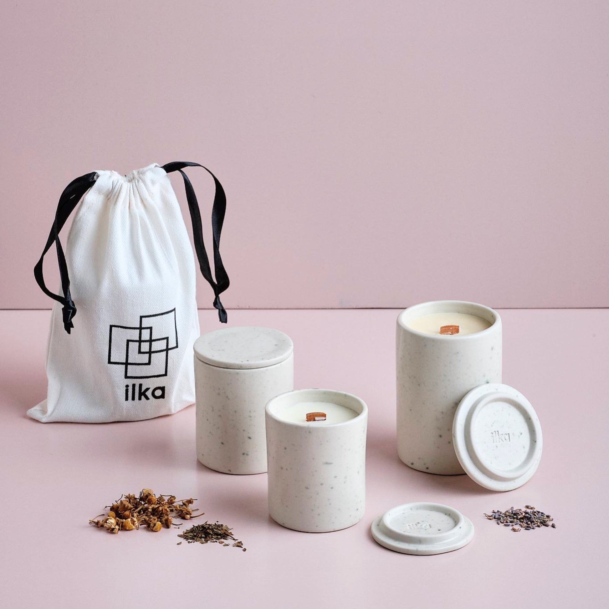 Ilka Pebble: Refillable Luxury Candle
